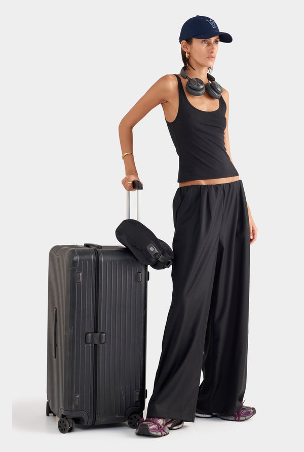 Lightweight Cotton Tank - Black