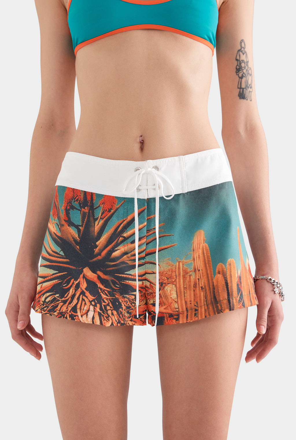 Mini Boardshort - Cactus Print