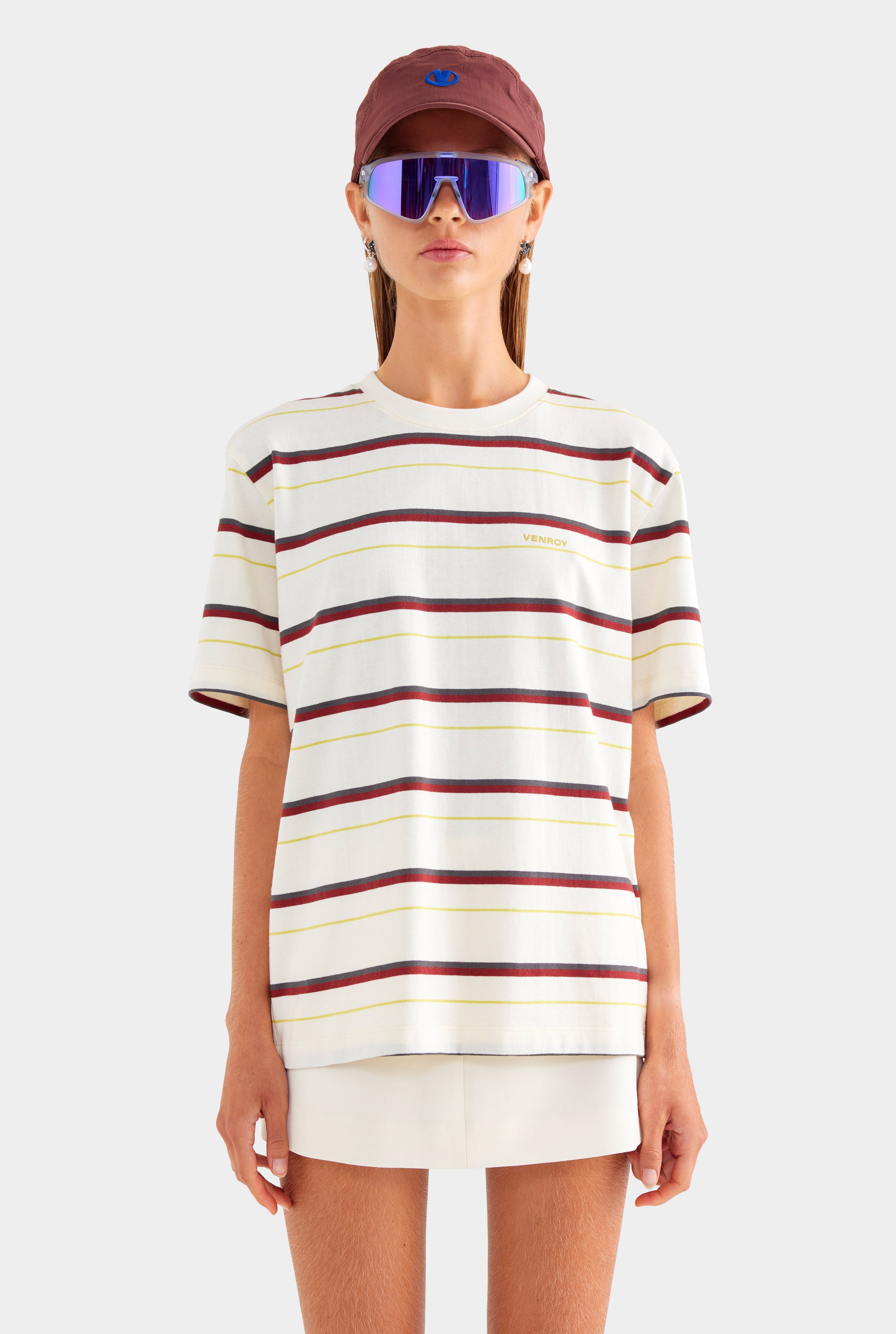Tailored Wool Mini Skirt - Cream