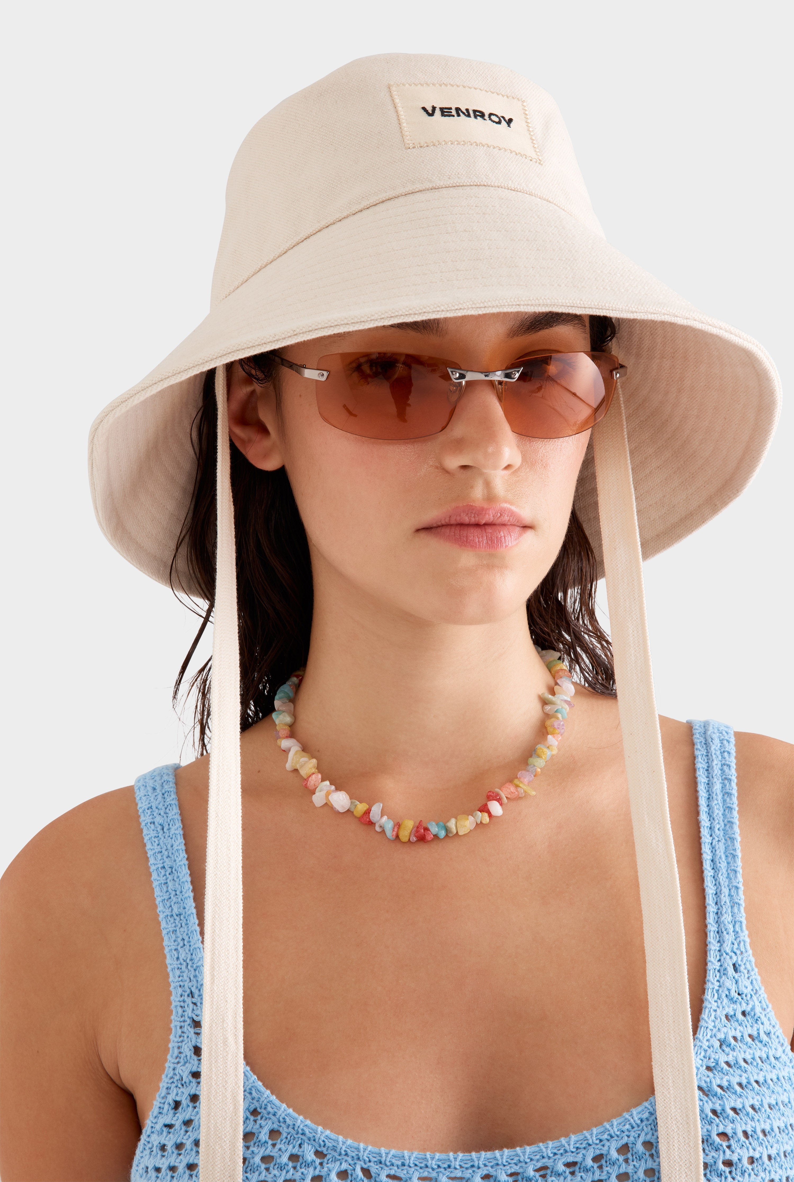 Cotton Twill Bucket Hat - Natural