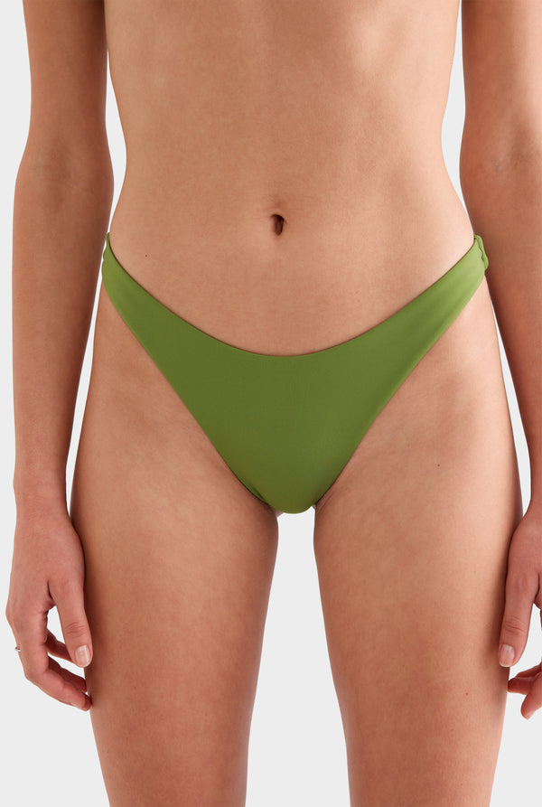 High Cut Bikini Brief - Cactus