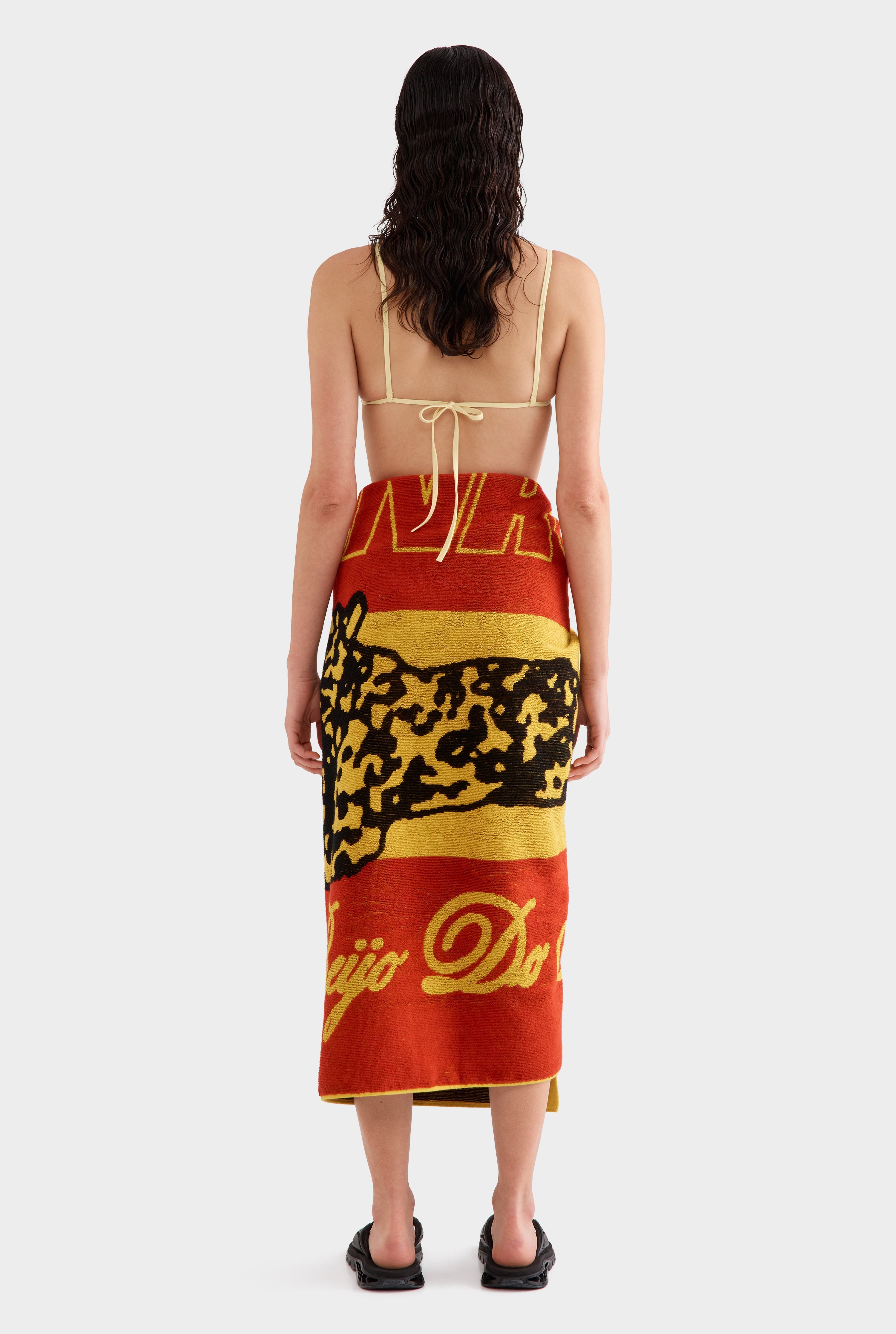 Venroy Rio Beach Towel - Red/Yellow Beijo Do Sol