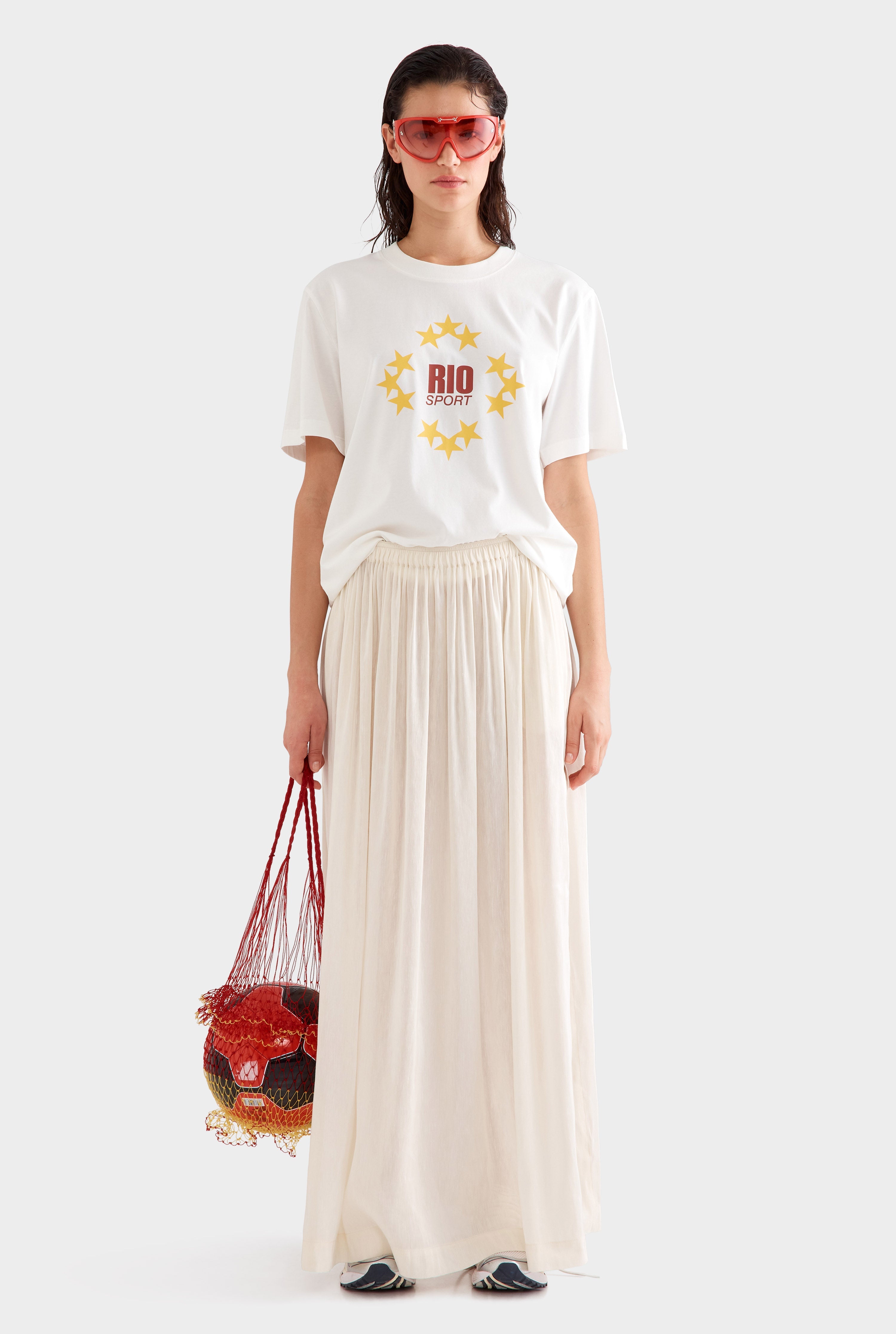Venroy Rio Logo T-Shirt - Off White