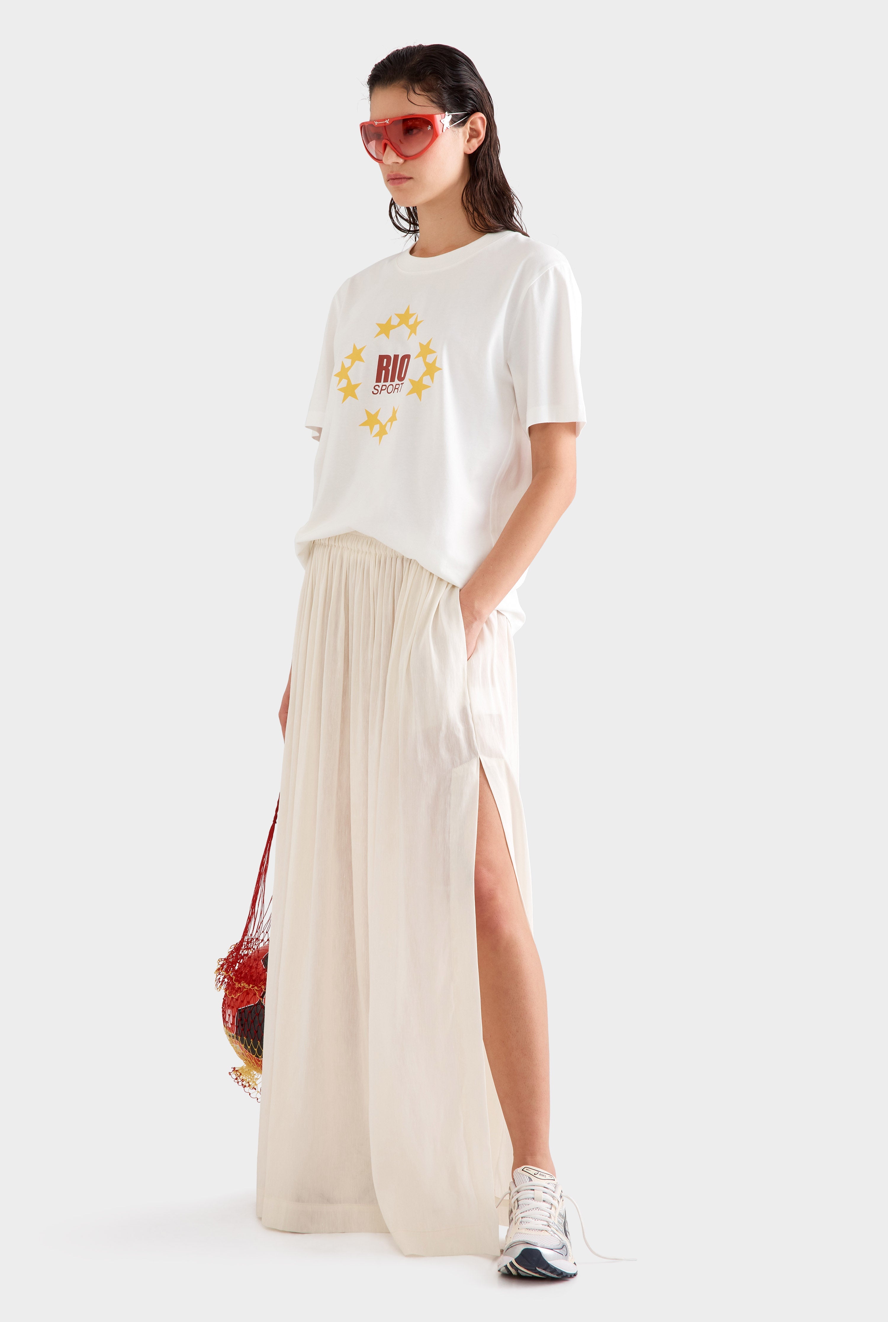 Venroy Rio Logo T-Shirt - Off White