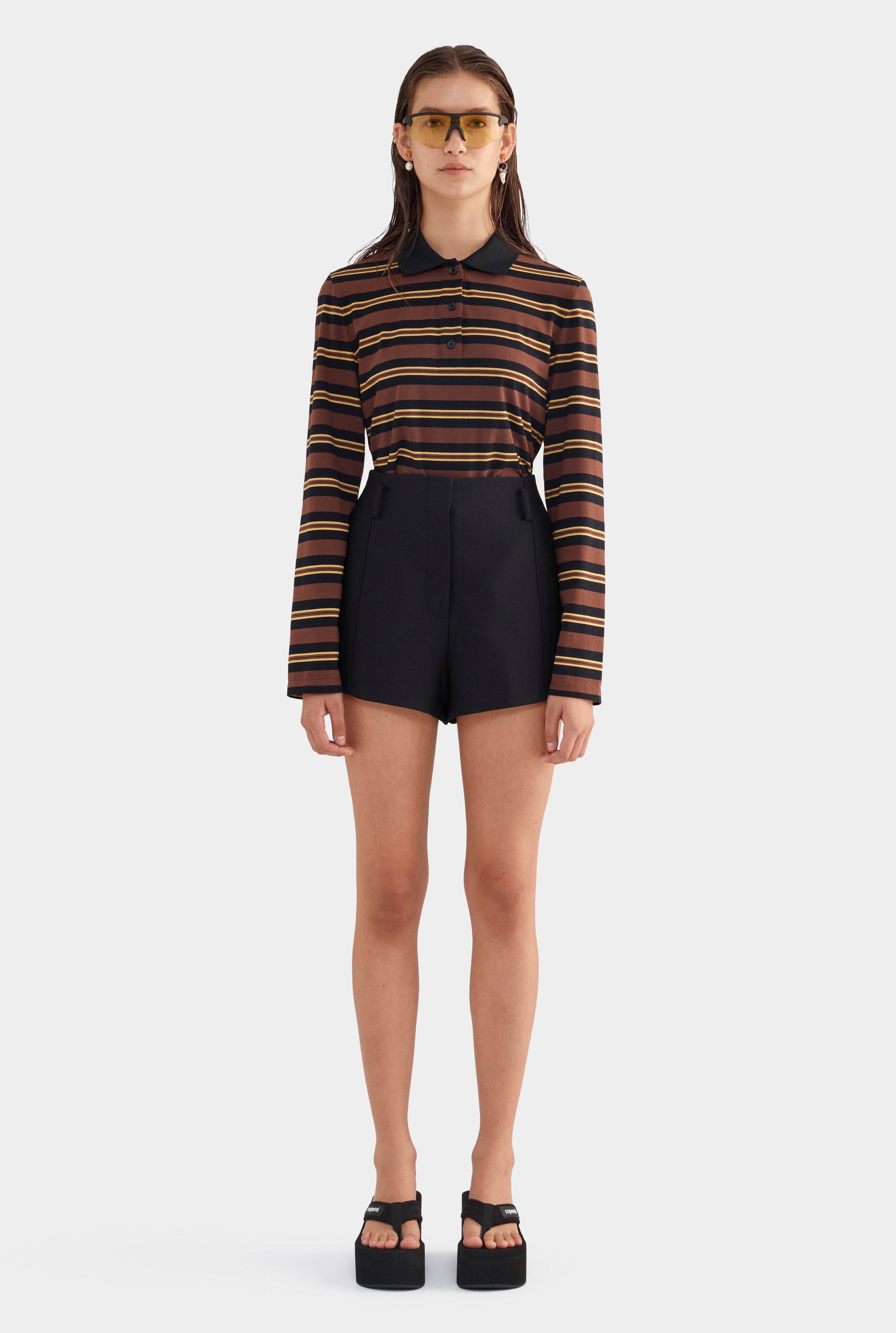 Wool Tailored Short - Black