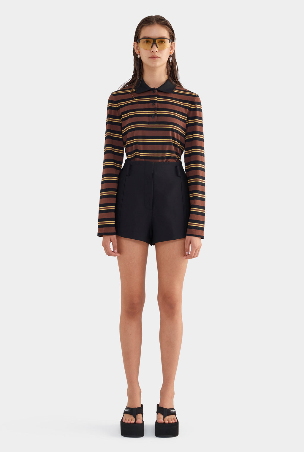 Wool Tailored Short - Black