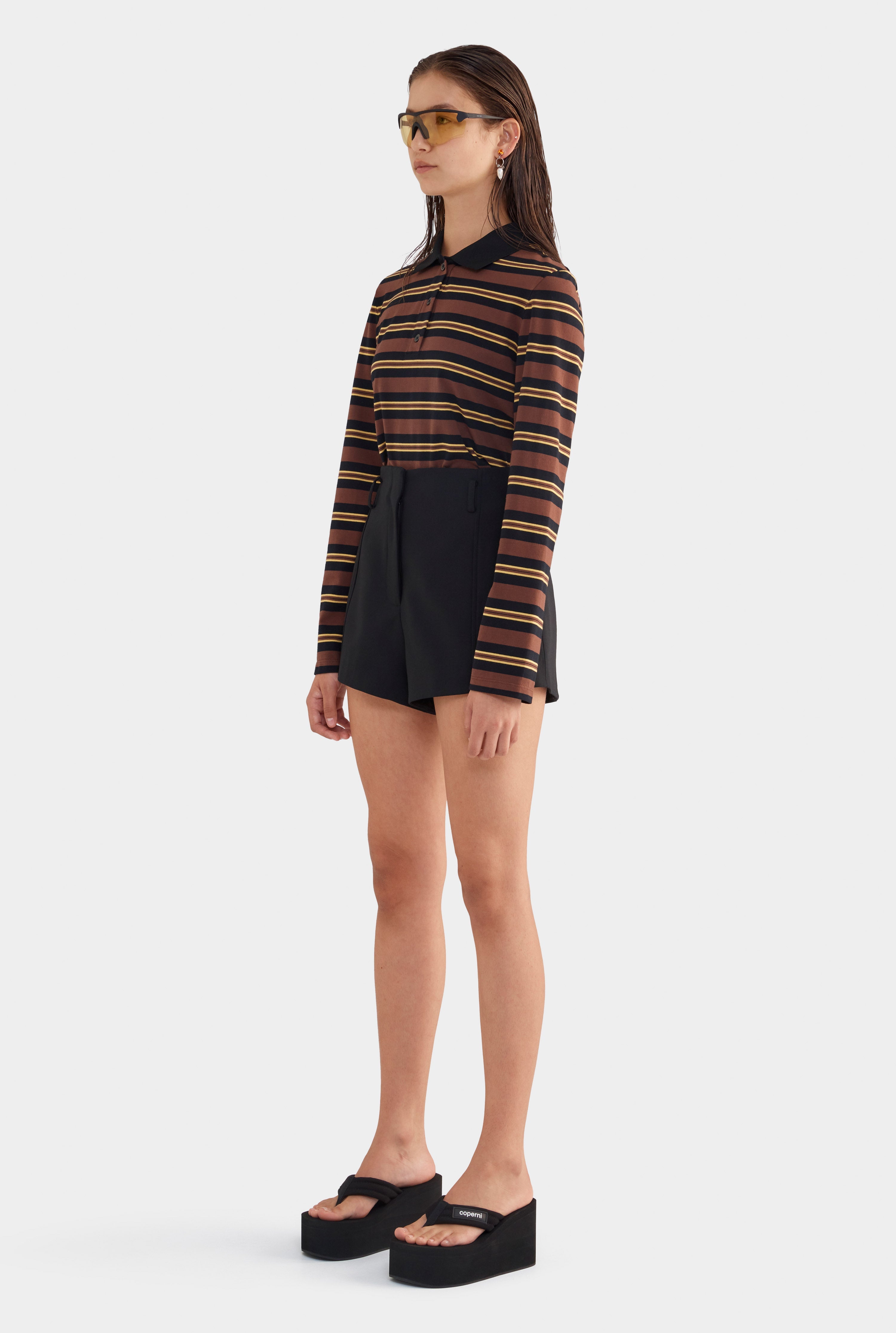 Wool Tailored Short - Black