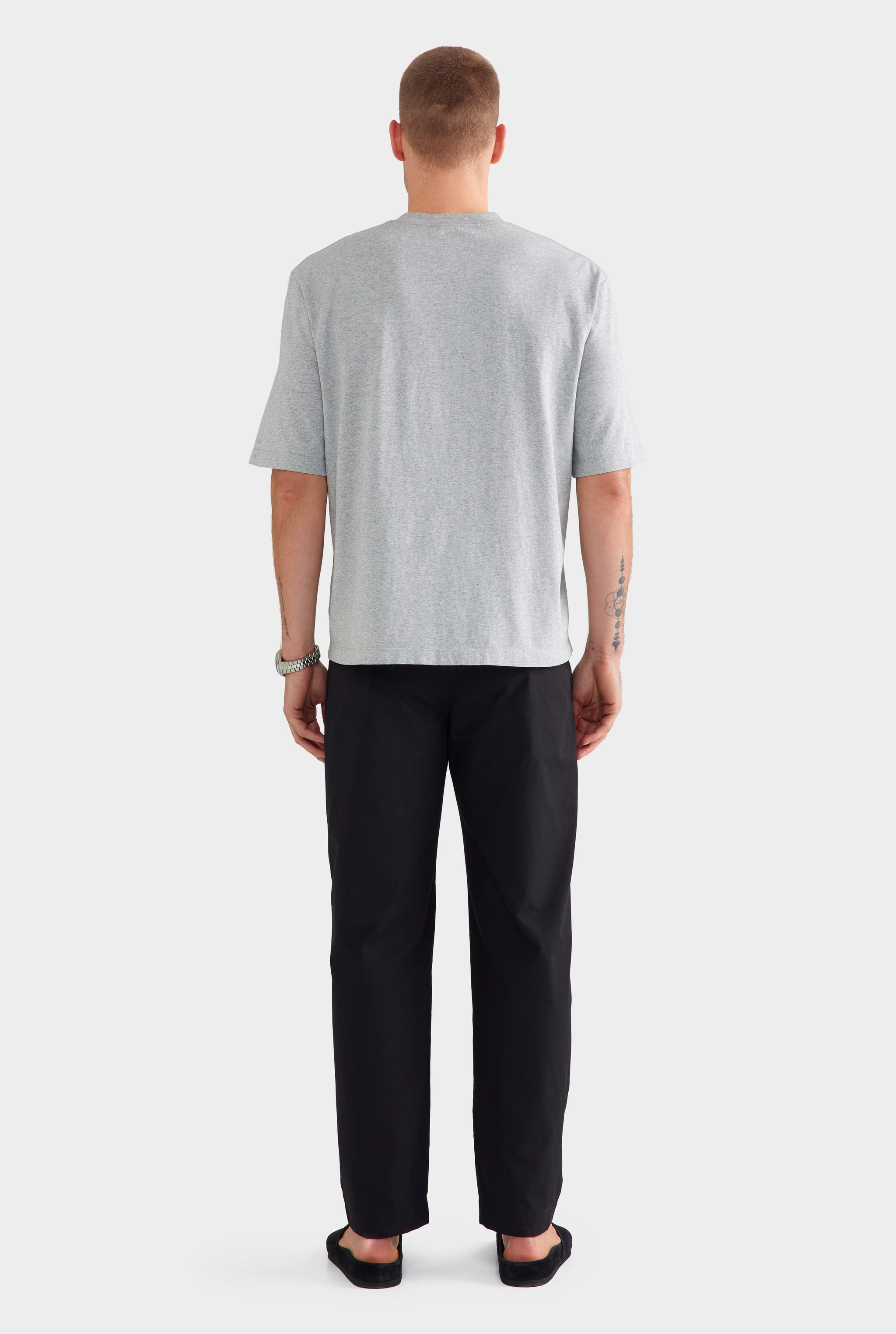 Oversized T Shirt - Grey Marl