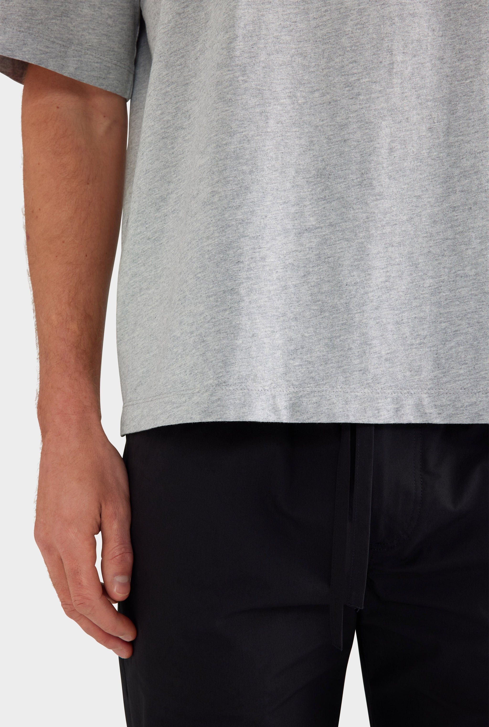 Oversized T Shirt - Grey Marl