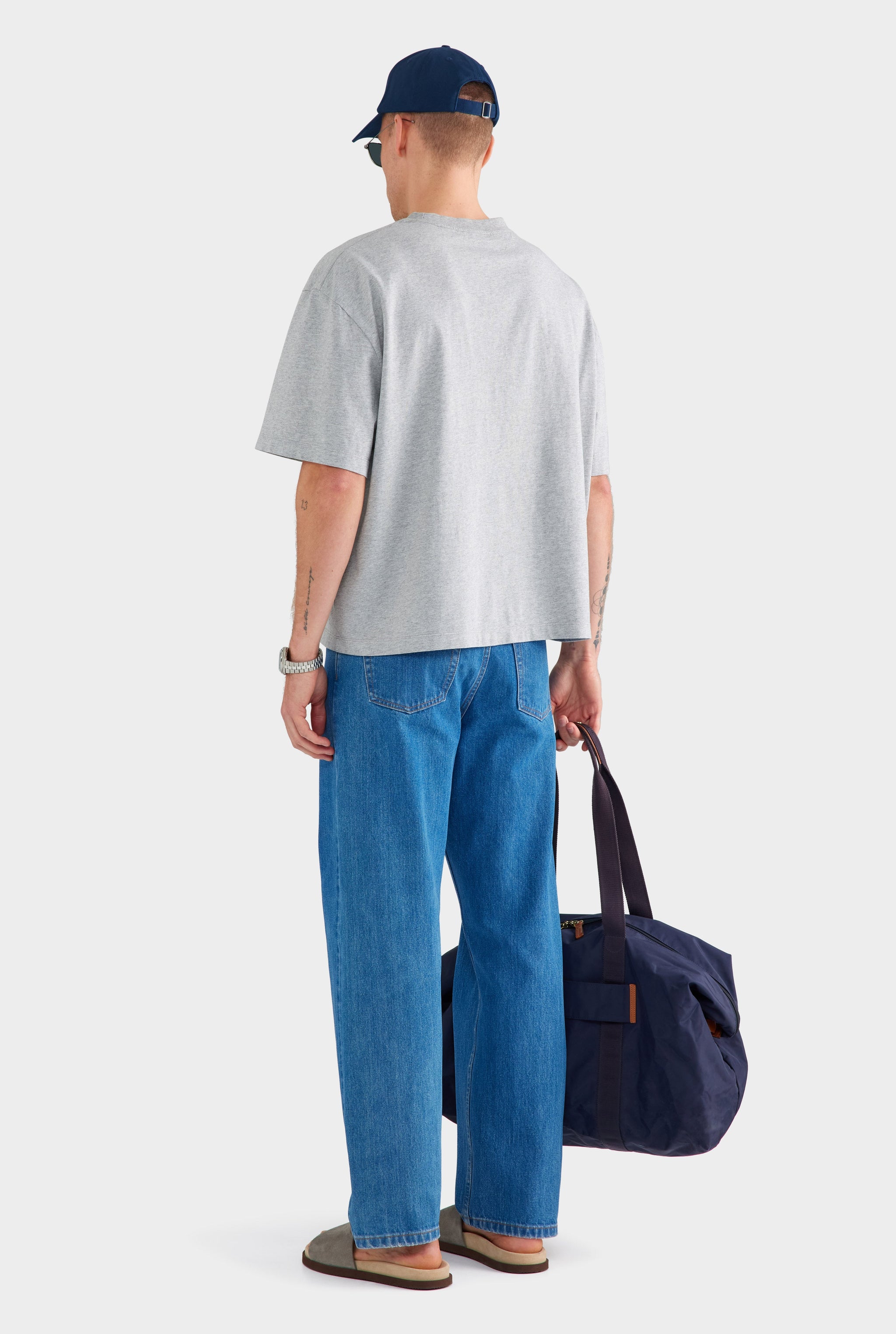 Supersized T Shirt - Grey Marl