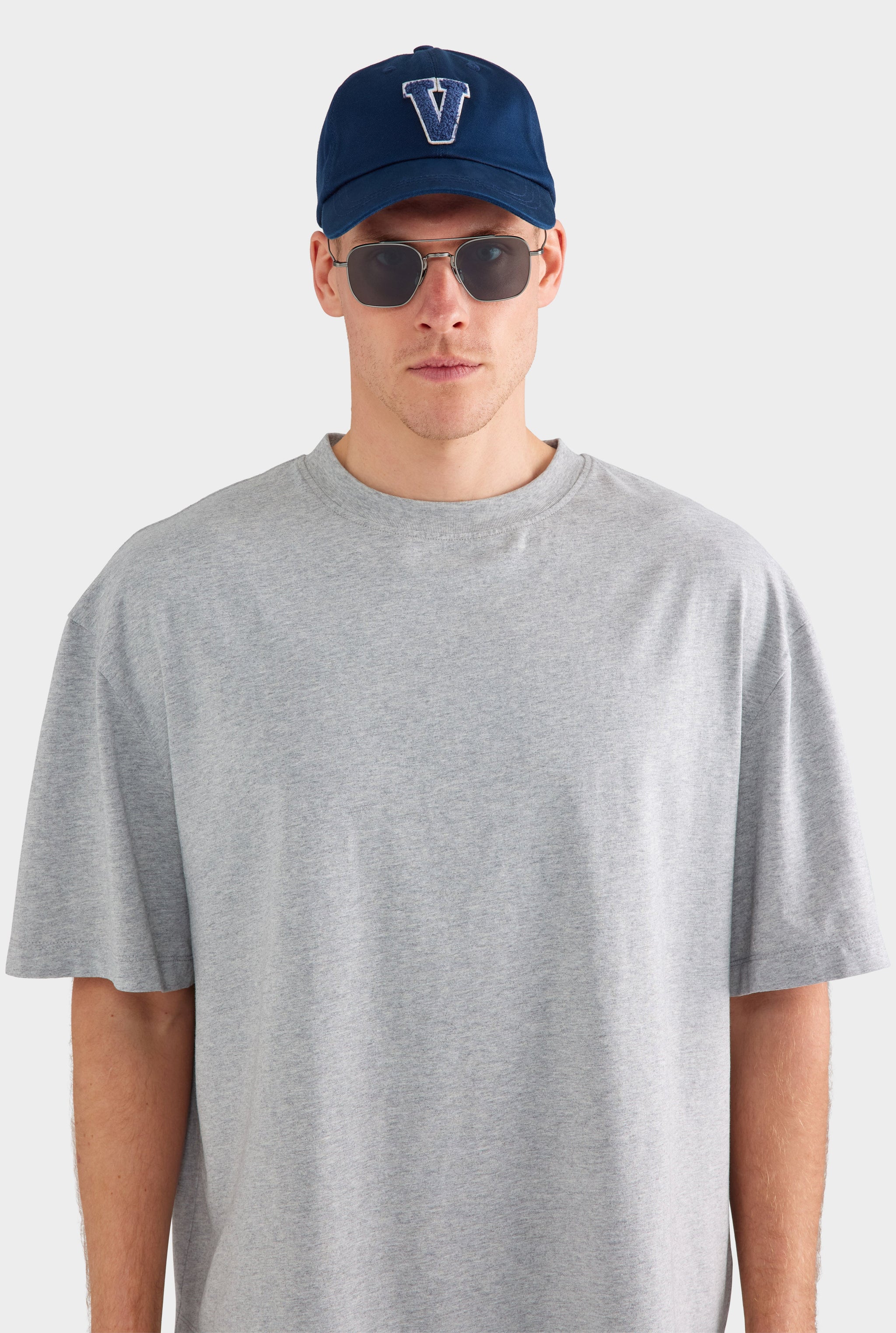 Supersized T Shirt - Grey Marl