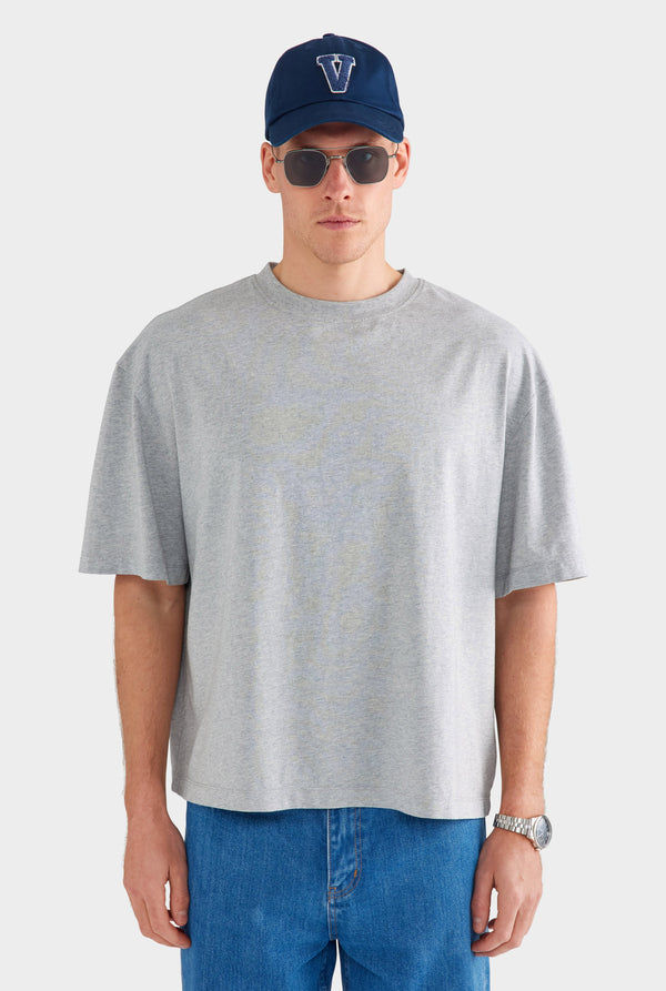 Supersized T Shirt - Grey Marl
