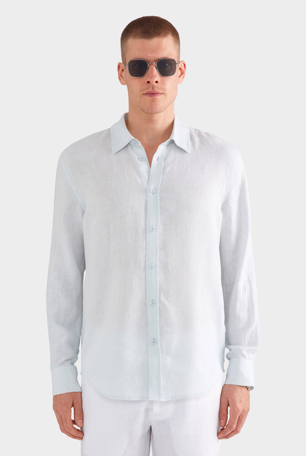 Linen Shirt - Light Blue