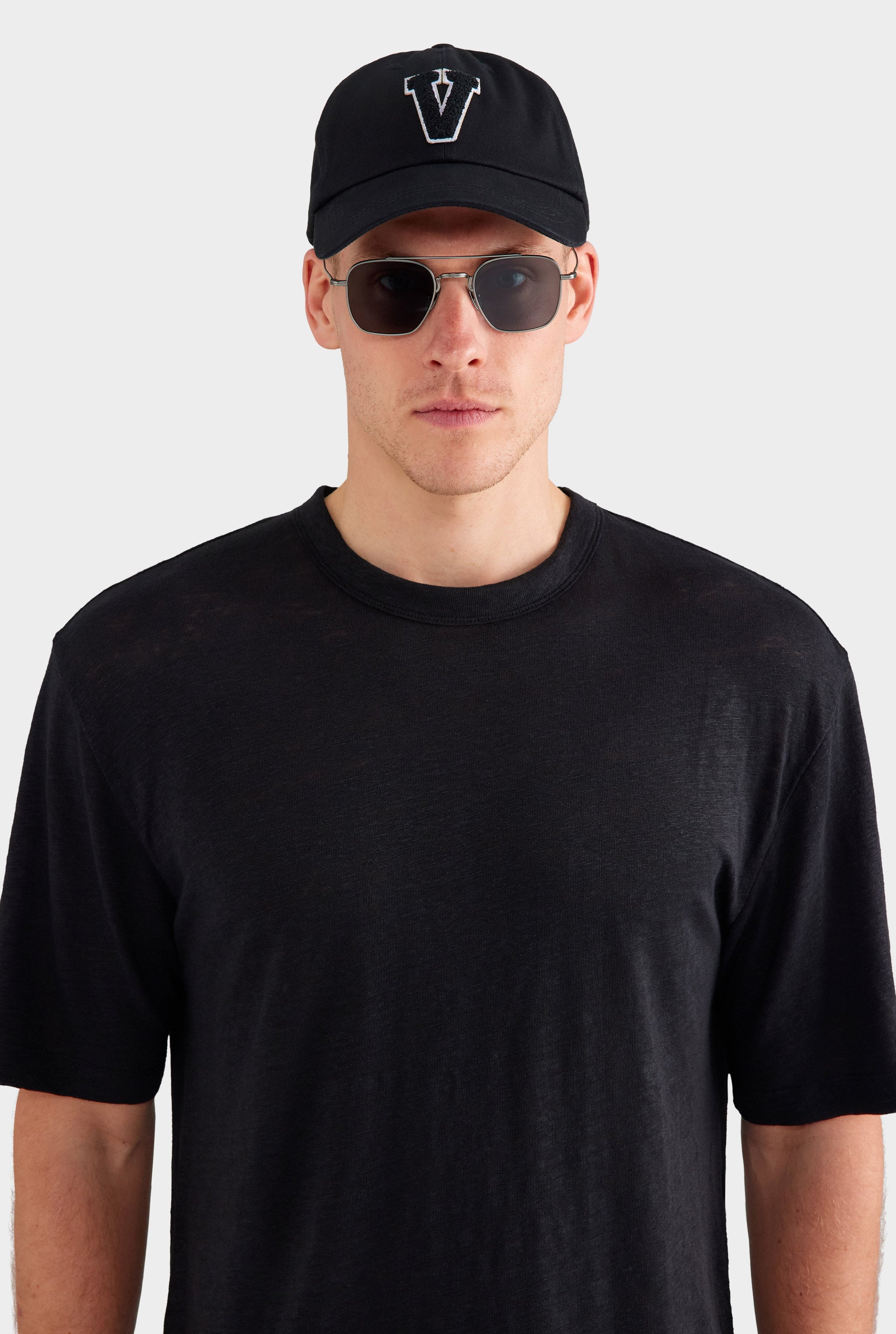 Linen Standard T Shirt - Black