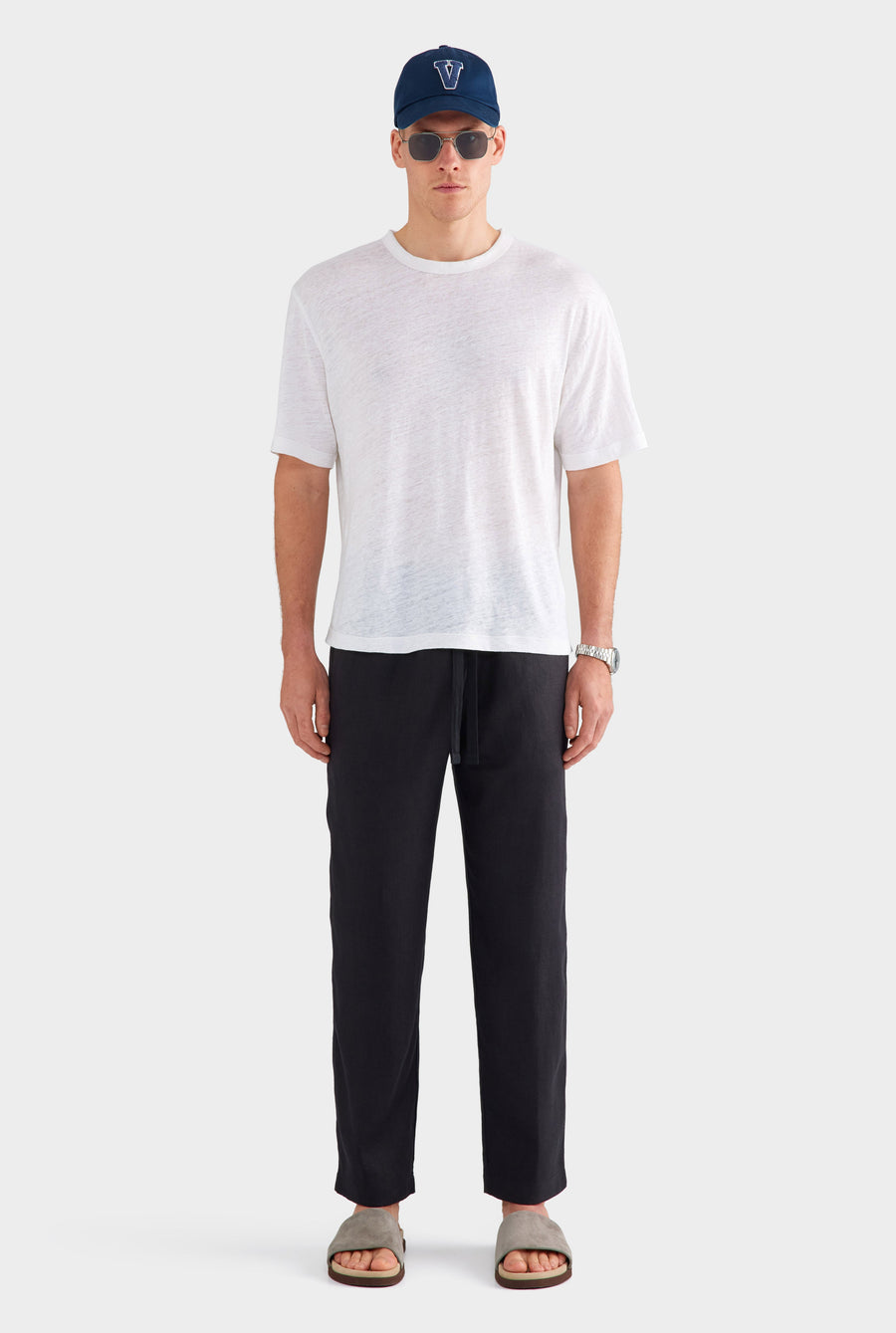 Linen Standard T Shirt - White