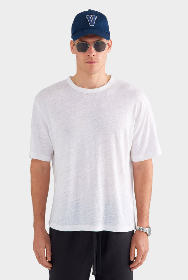 Linen Standard T Shirt - White