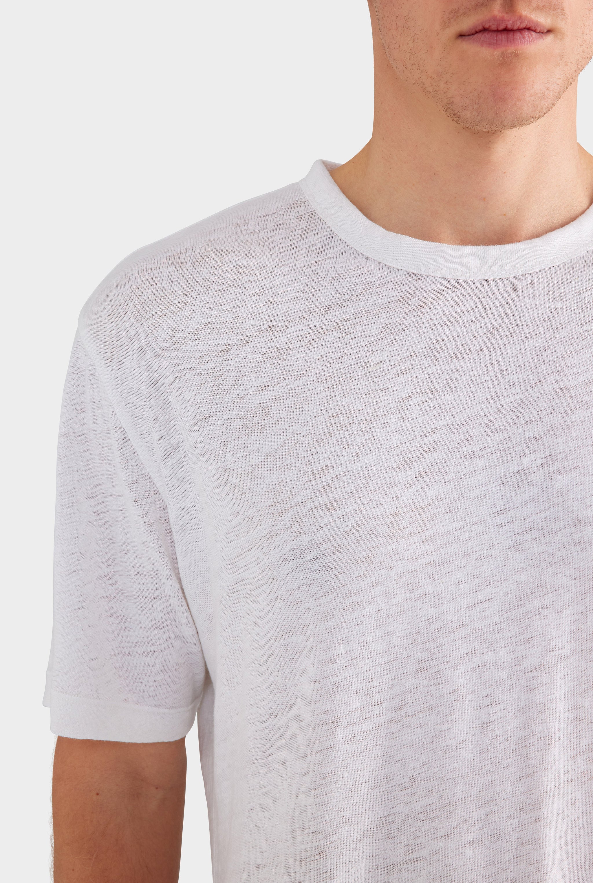 Linen Standard T Shirt - White
