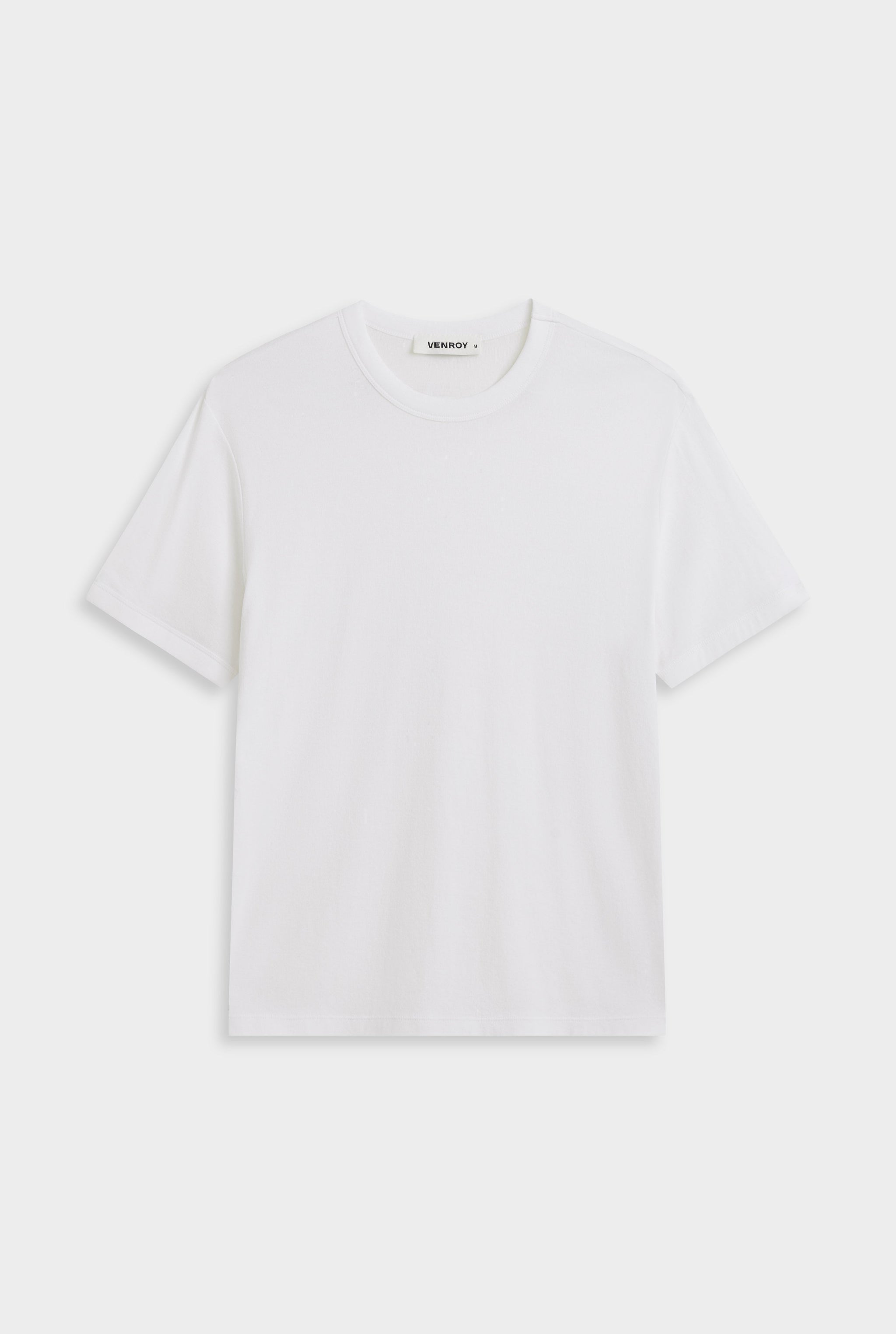 Rib Ringer T Shirt - White