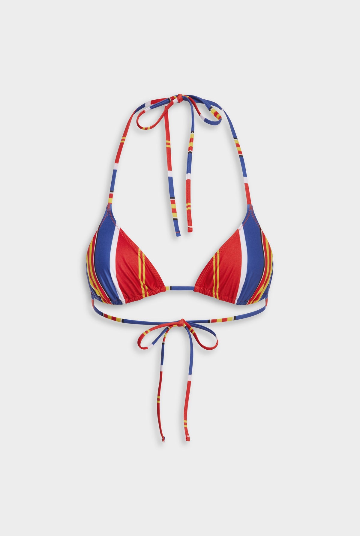 Triangle Bikini - Red/Blue/Yellow Stripe [[AU_MEDIA:gid://shopify/MediaImage/27754619961431]]