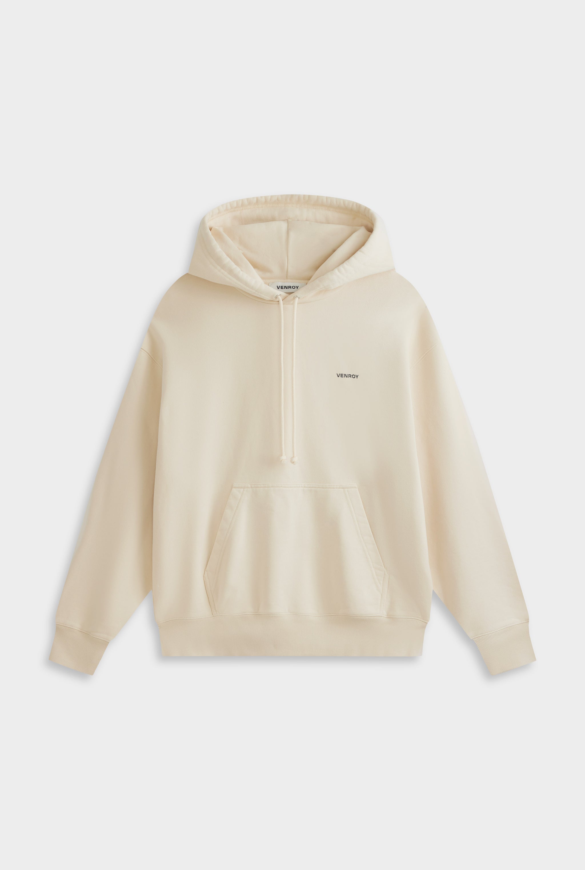 Fleece Track Hoodie - Cream