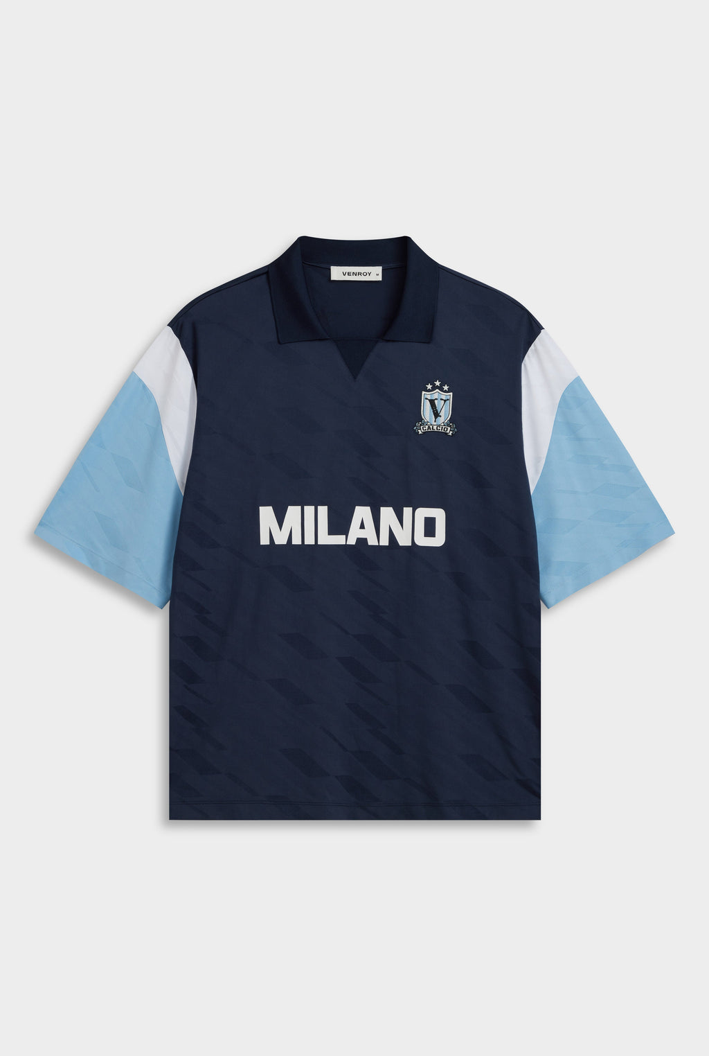 Milano Oversized Jersey - Navy/Blue/White