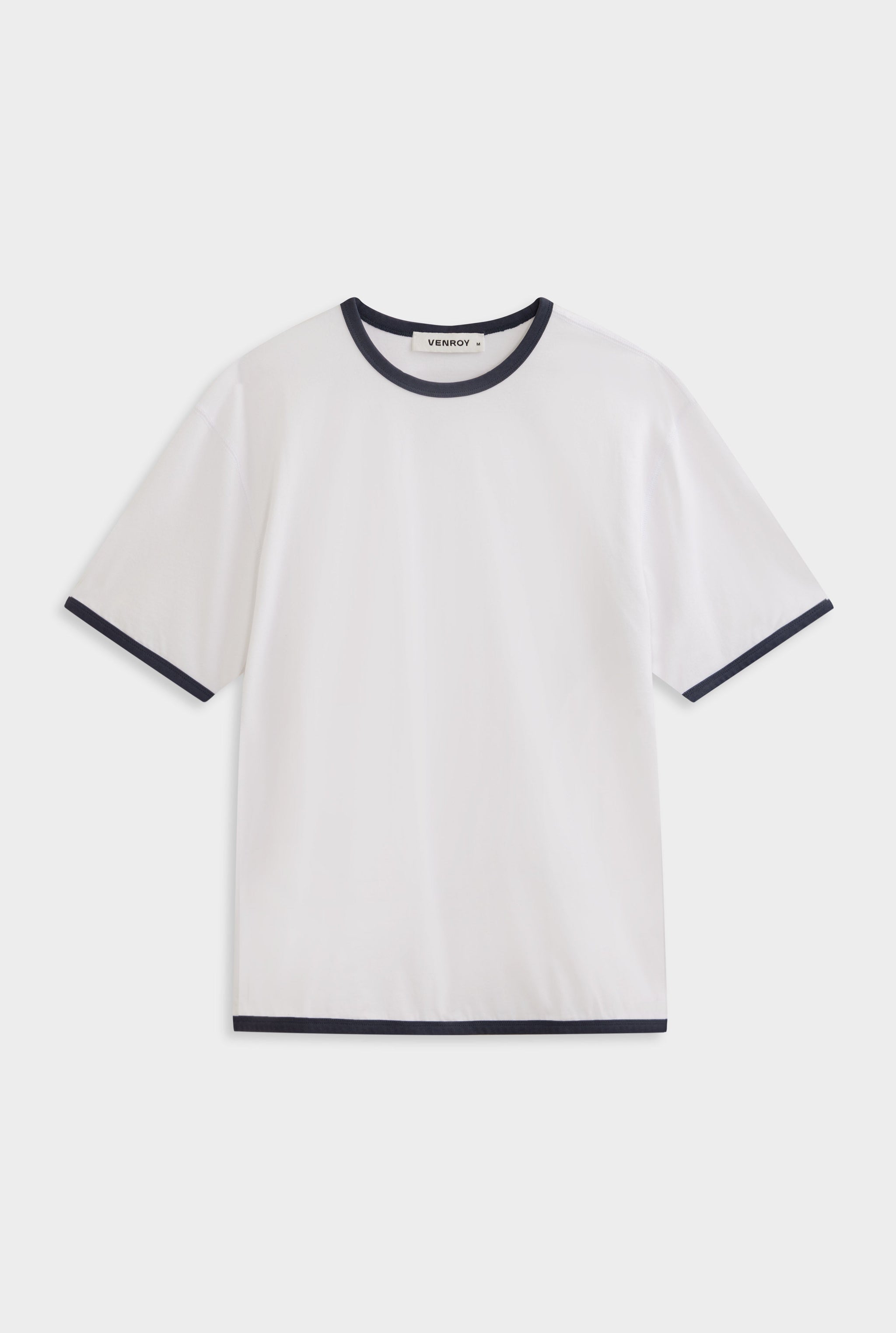 Ringer T-Shirt - White/Navy