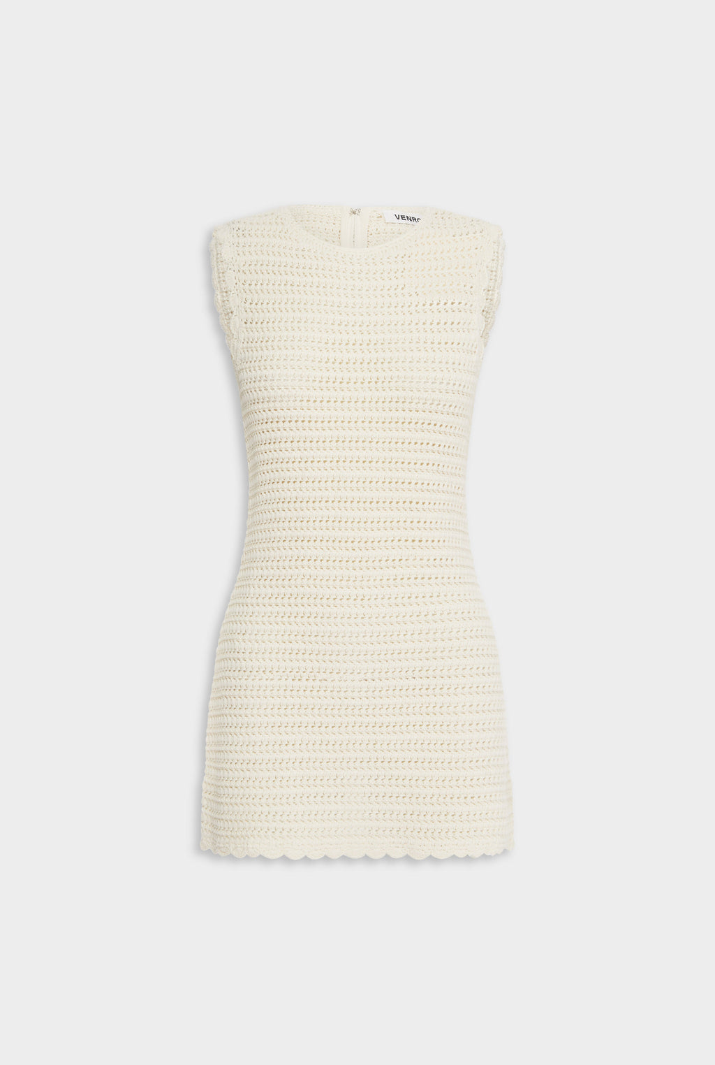 Crochet Mini Dress - Cream