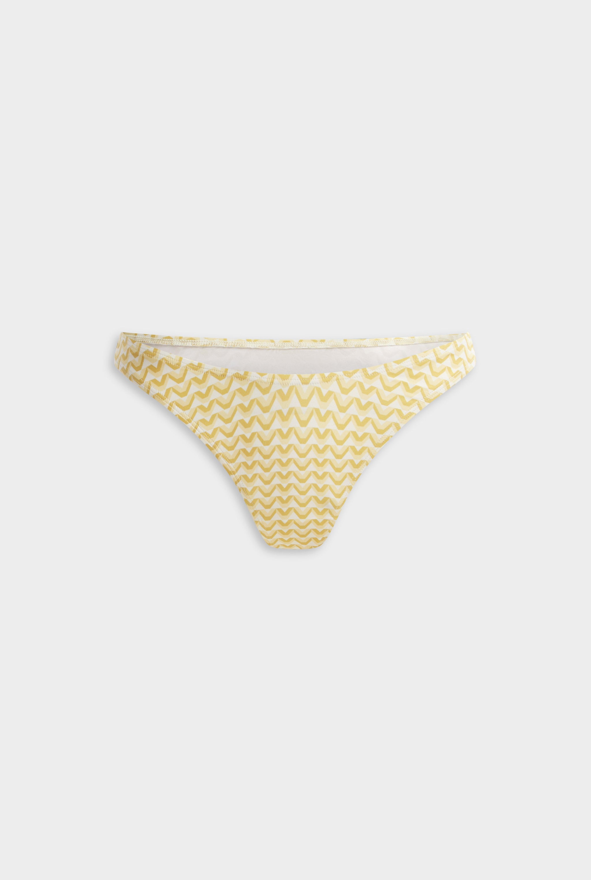 Cheeky Bikini Brief - Pale Yellow/Amber V Monogram