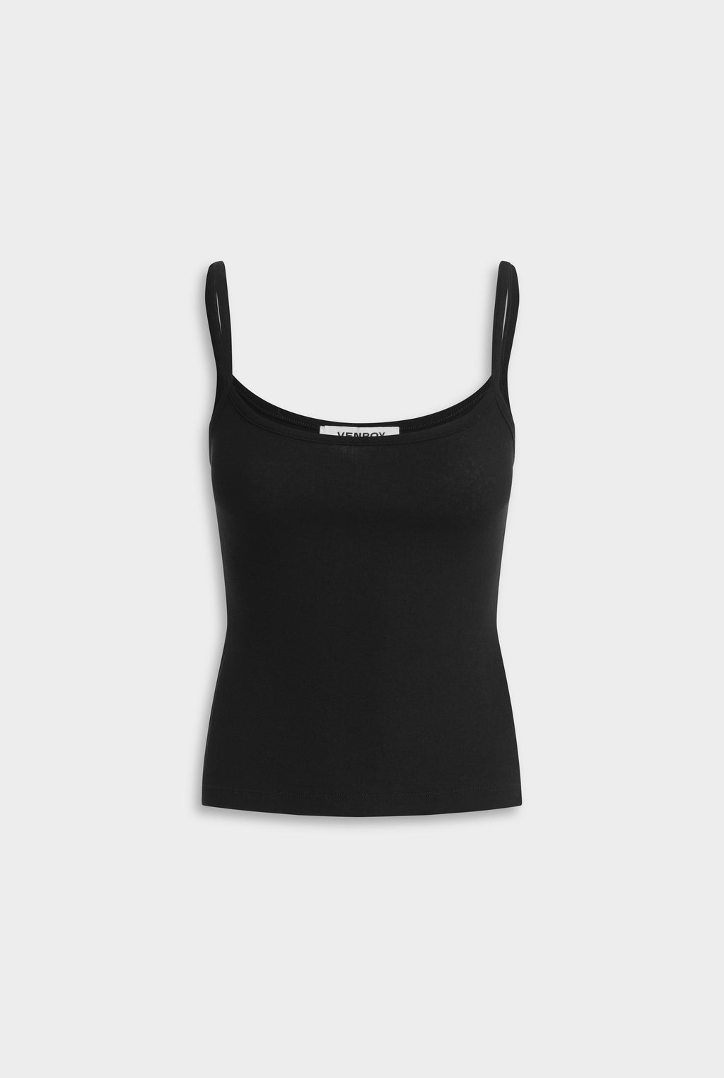 Cotton Rib Cami - Black