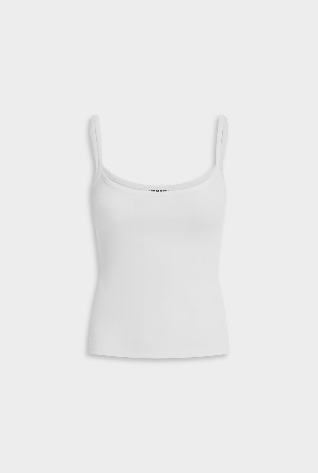 Cotton Rib Cami - White
