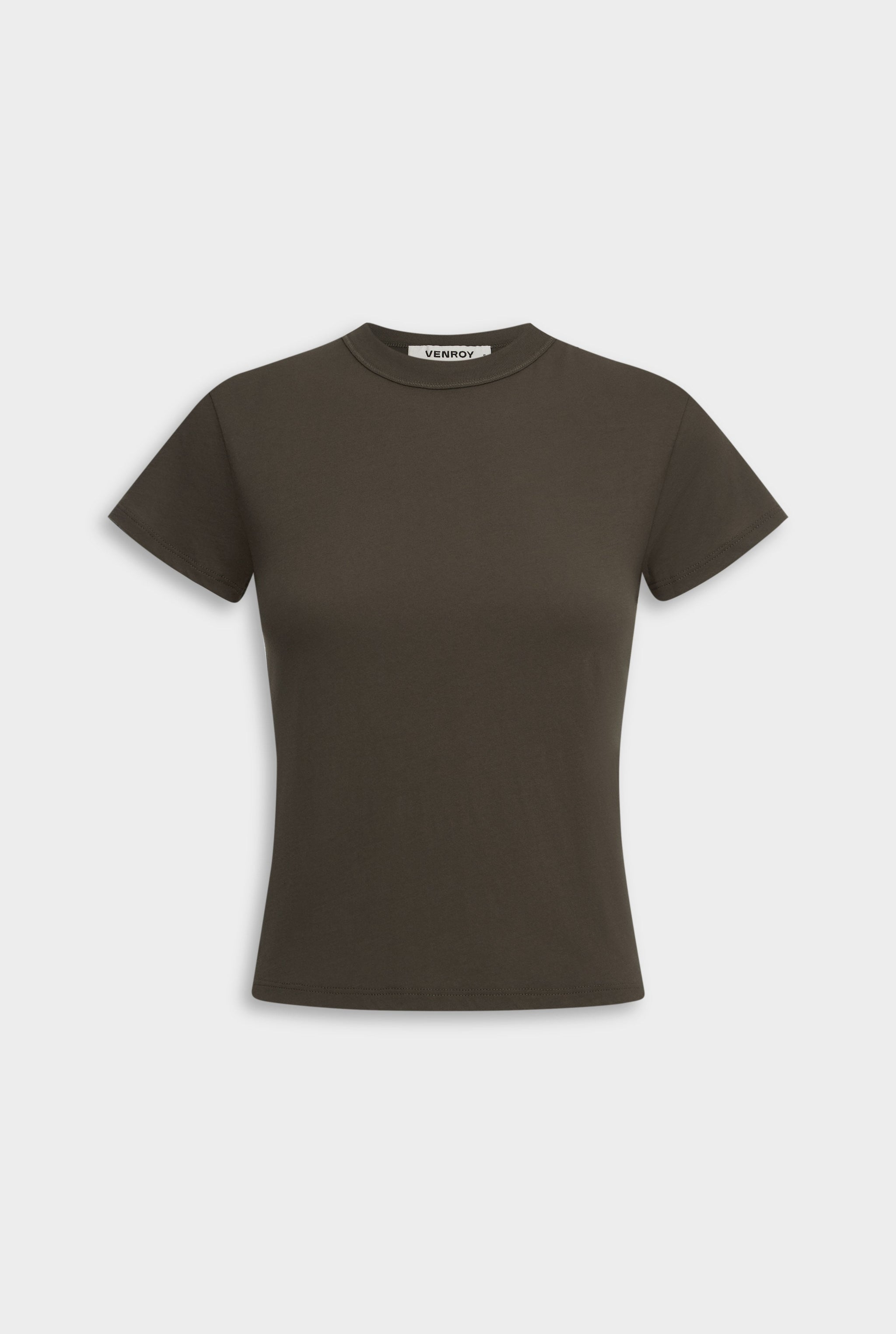 Lightweight Cotton Baby Tee - Dark Olive