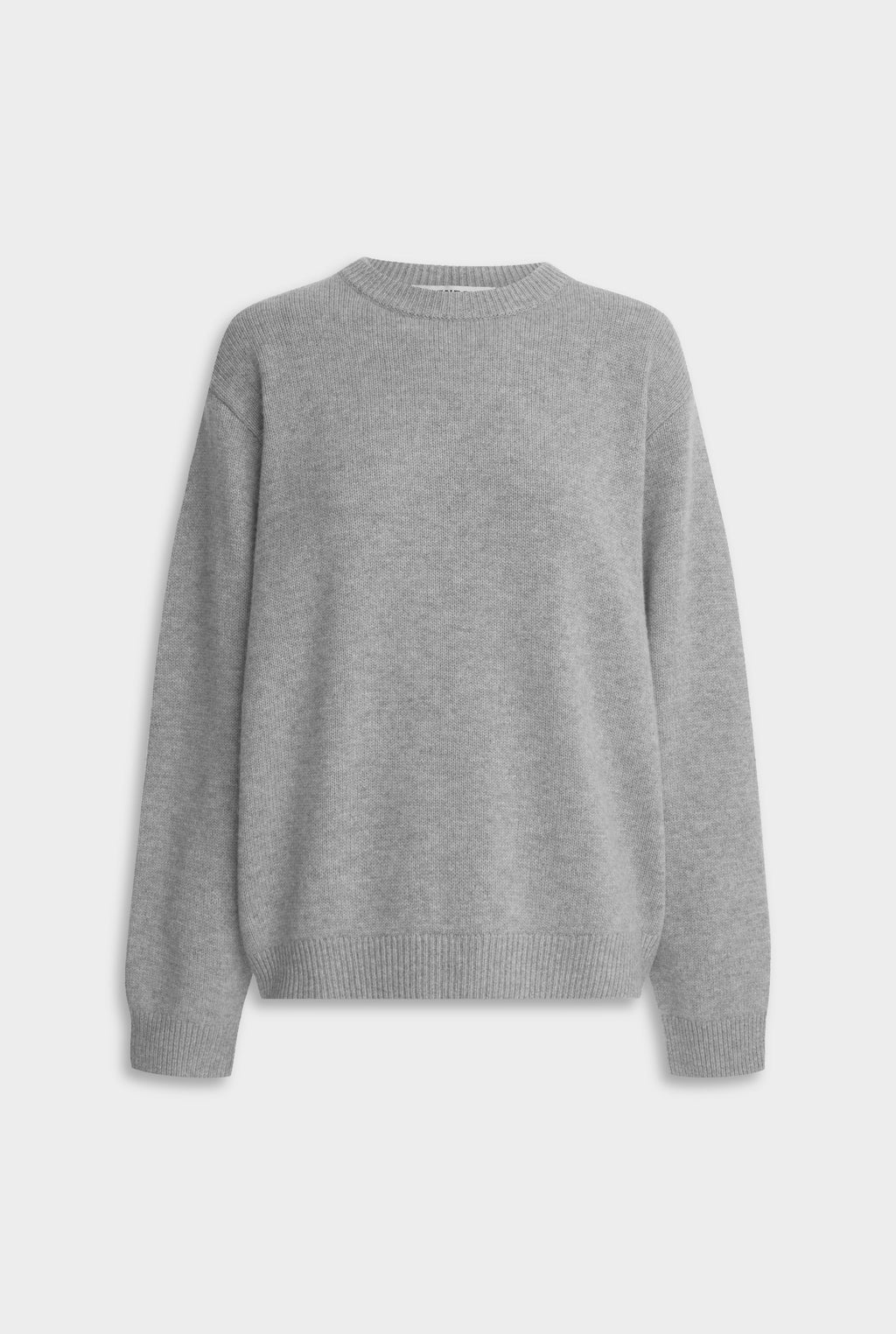 Oversized Wool Cashmere Sweater - Grey Marl