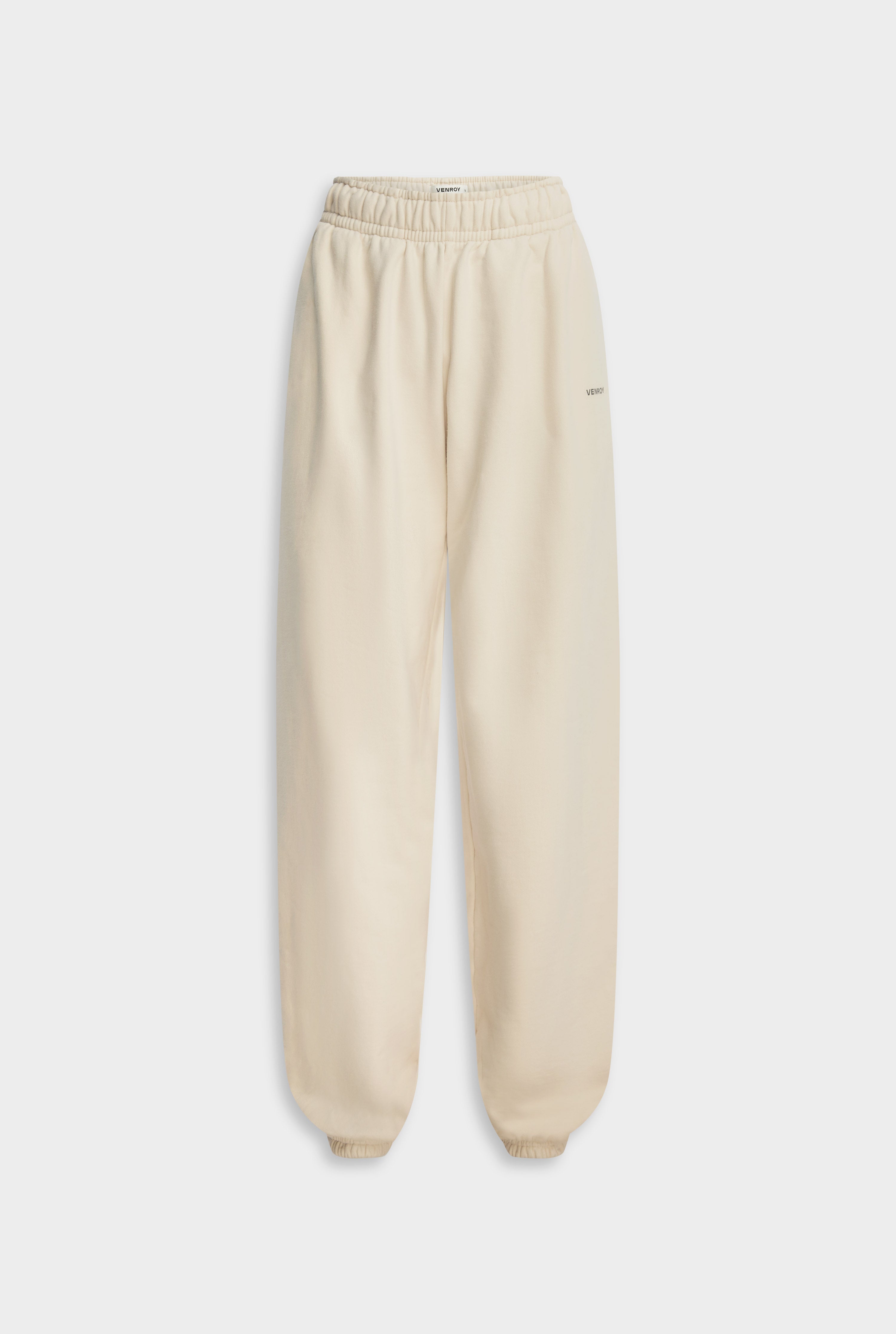 Fleece Track Pant - Cream