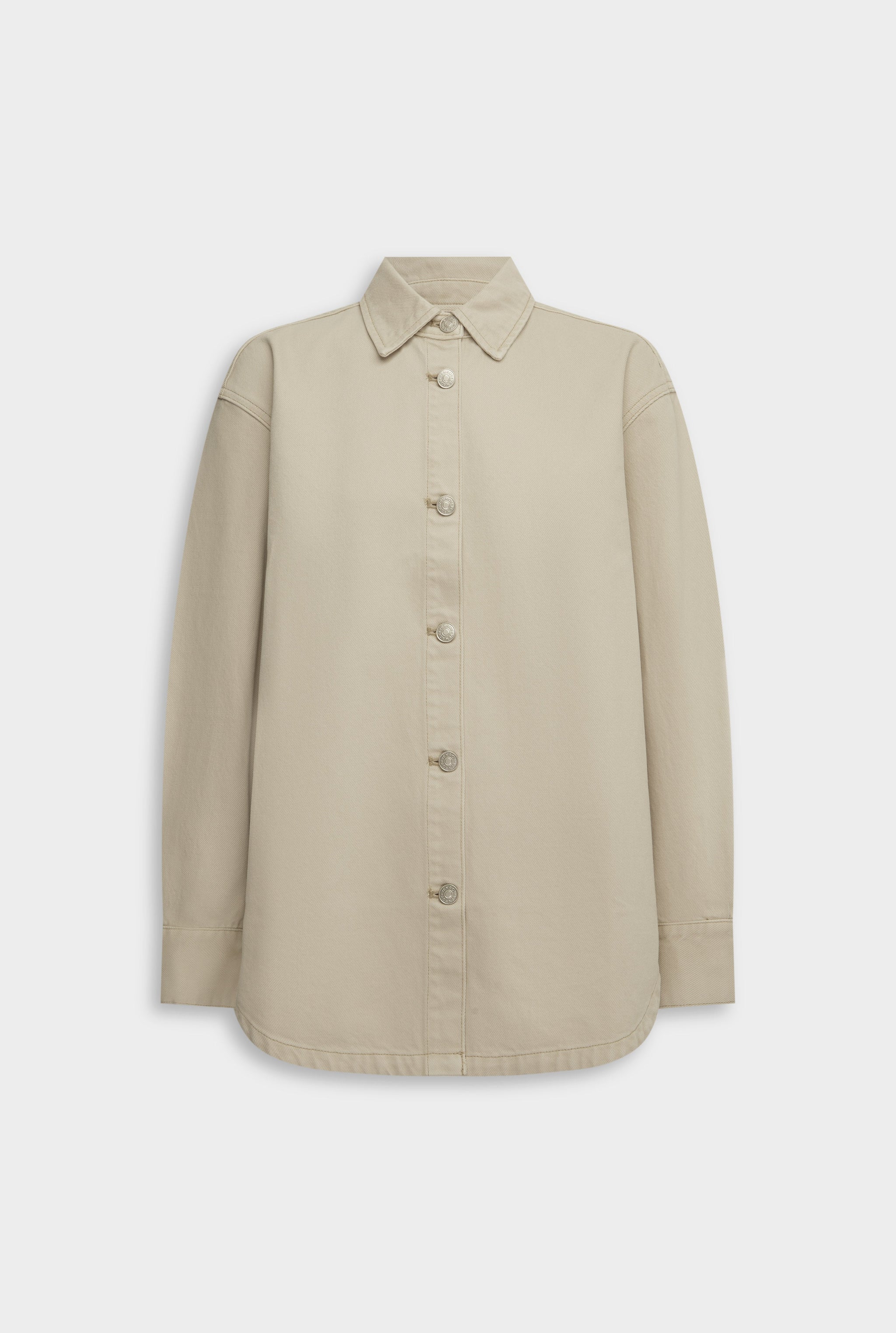 Relaxed Denim Shirt - Washed Stone