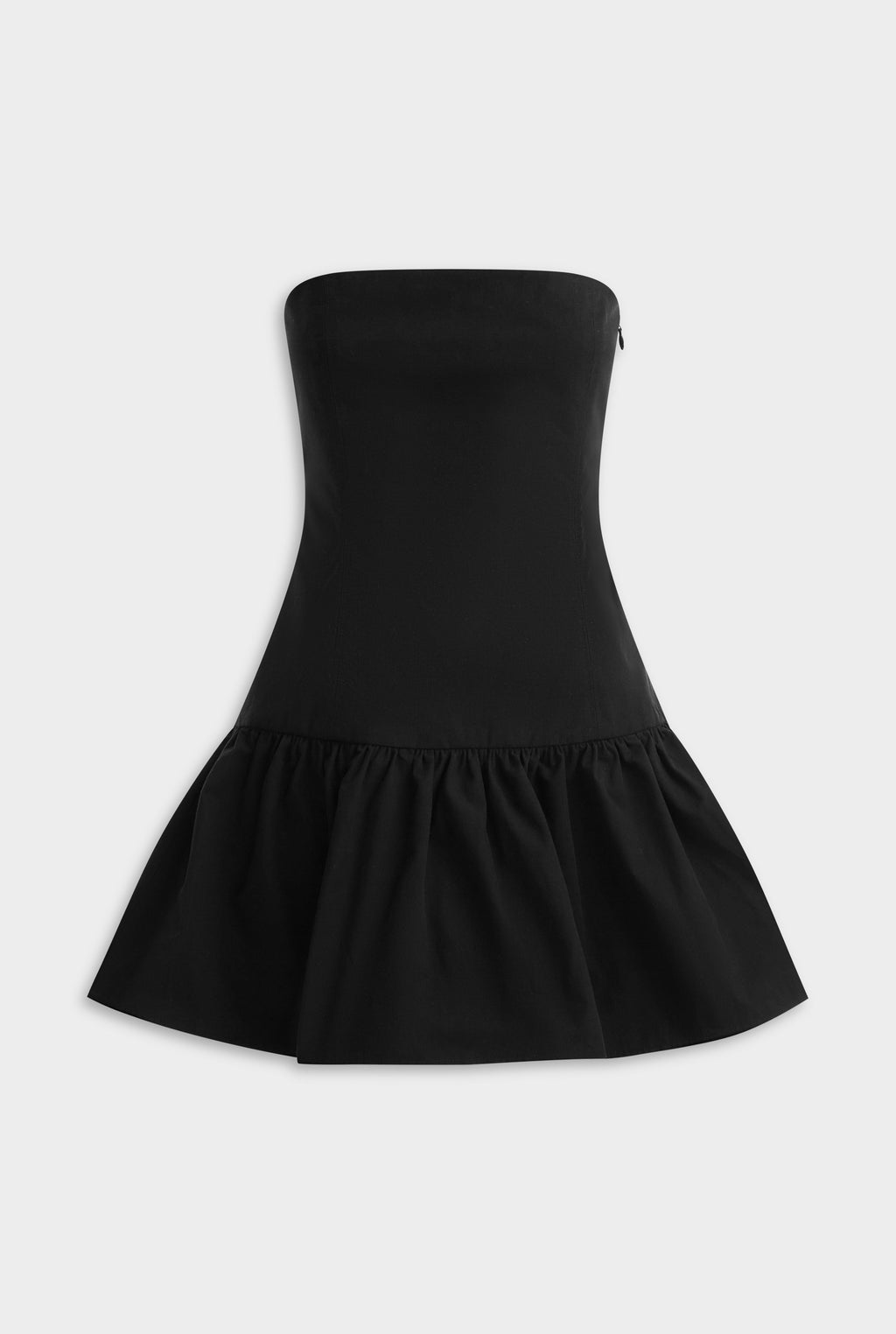 venroy black mini dress Womens Womens Strapless Cotton Mini Dress in Black