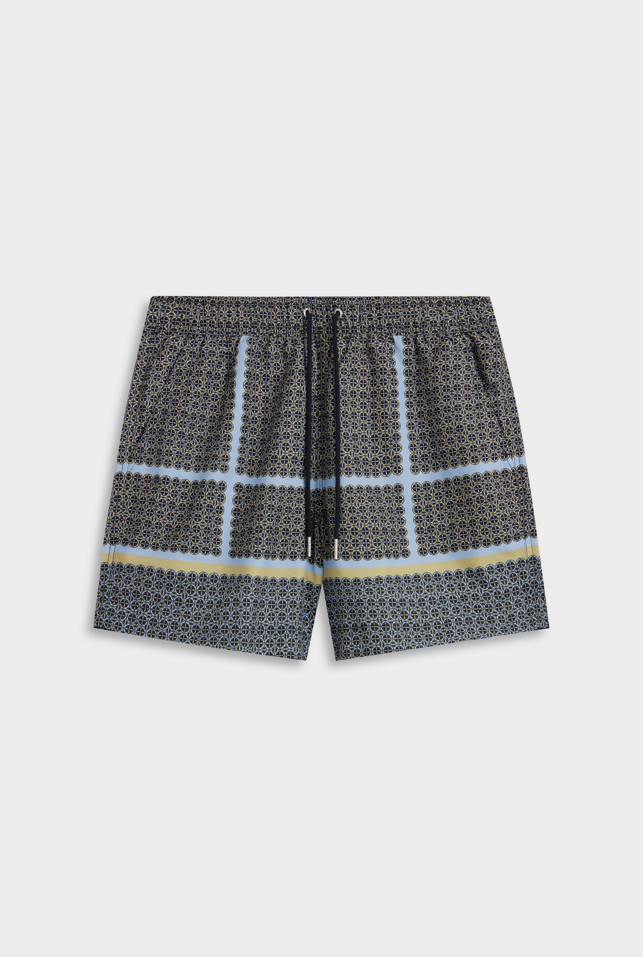 Printed Swim Short - Geometric Tile