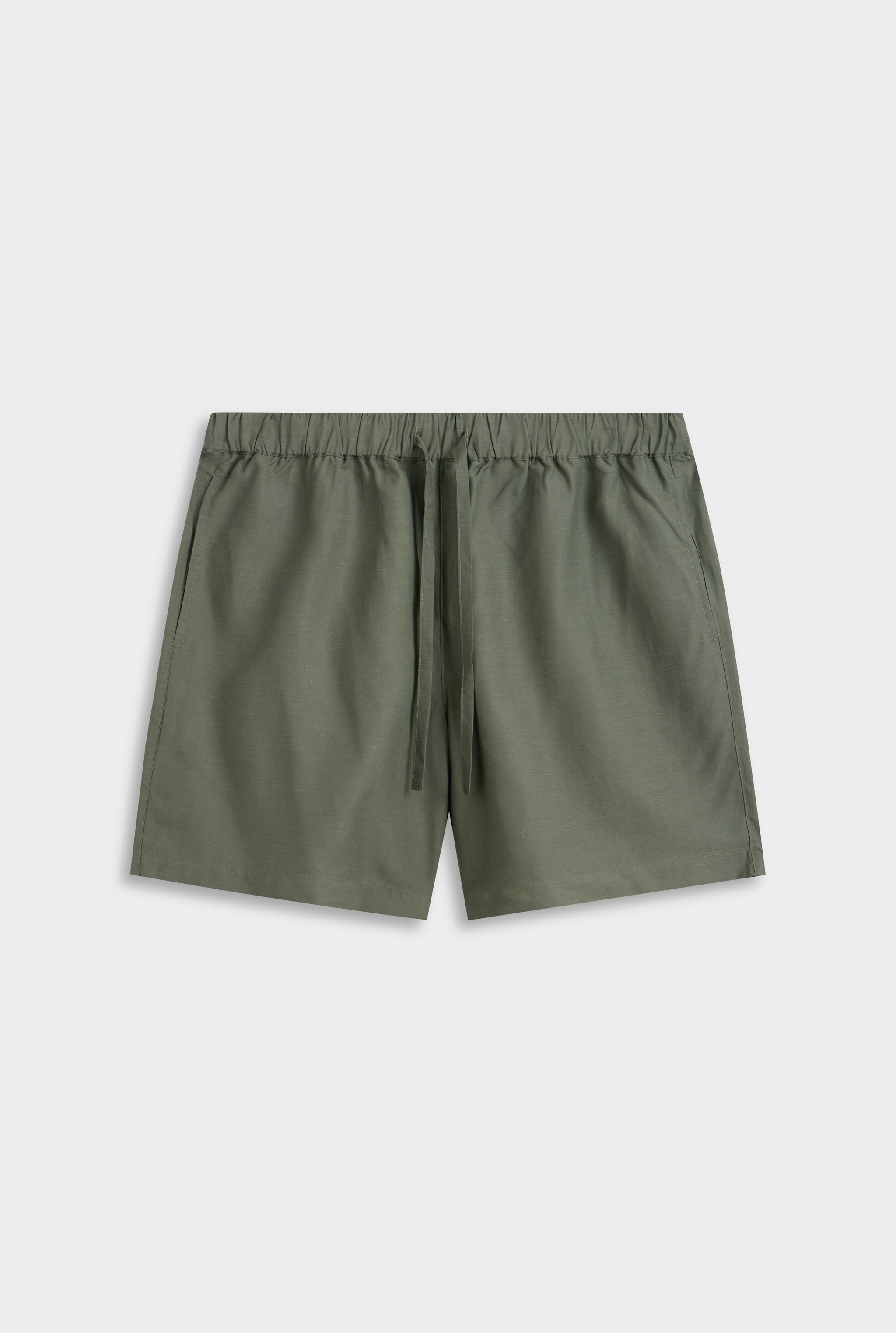 Relaxed Tencel Short - Slate Olive