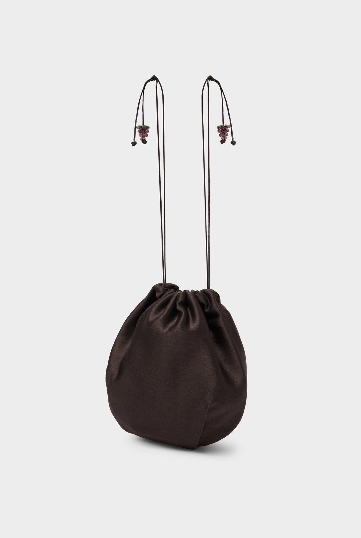 Wool Silk Drawstring Pouch - Cacao [[AU_MEDIA:gid://shopify/MediaImage/27754461003863]]