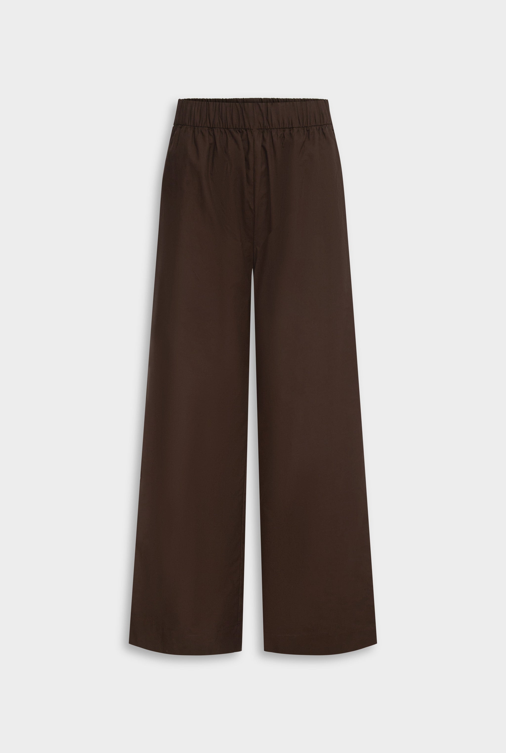 Heavy Cotton Poplin Pant - Dark Chocolate