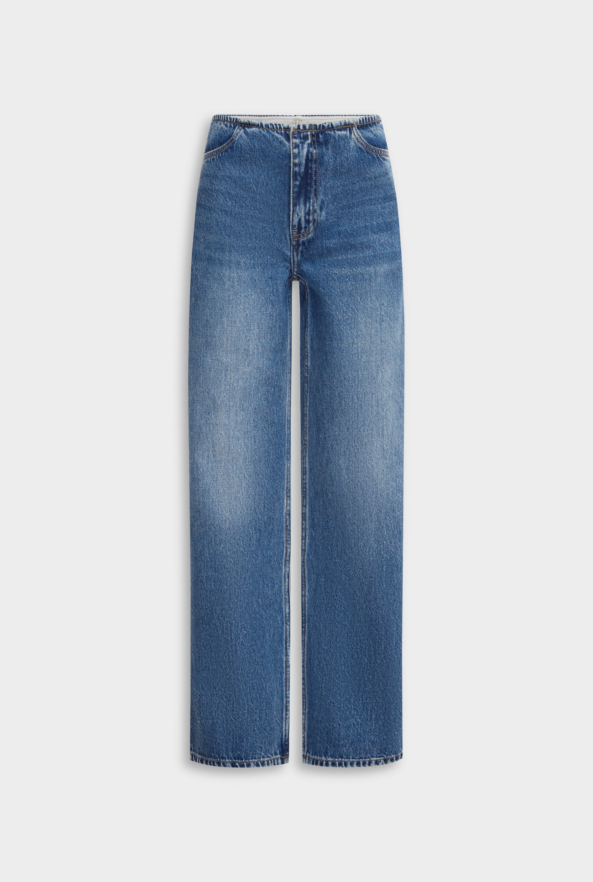 Low Rise Jean - Mid Indigo