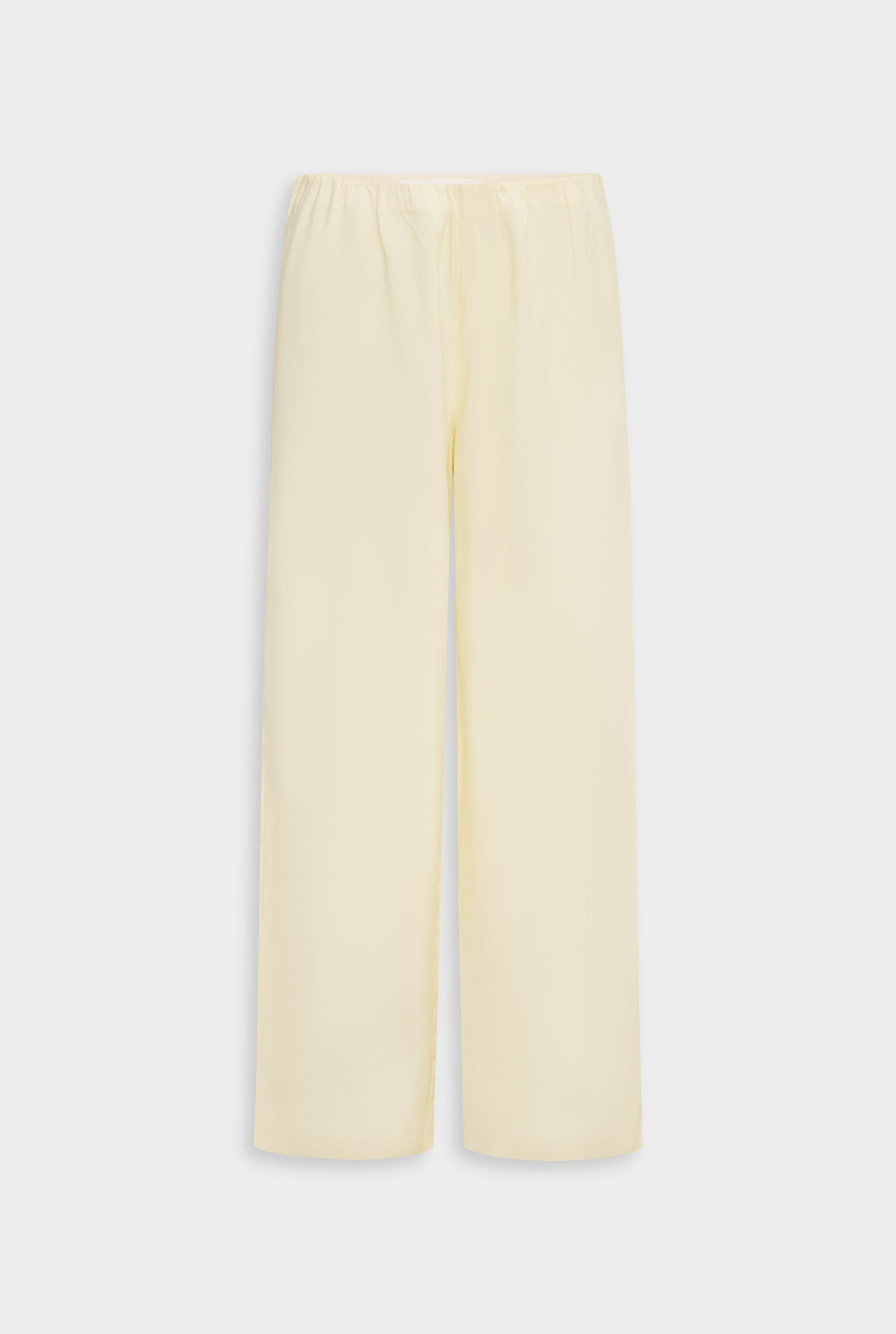 Silk Slub Relaxed Pant - Buttercream