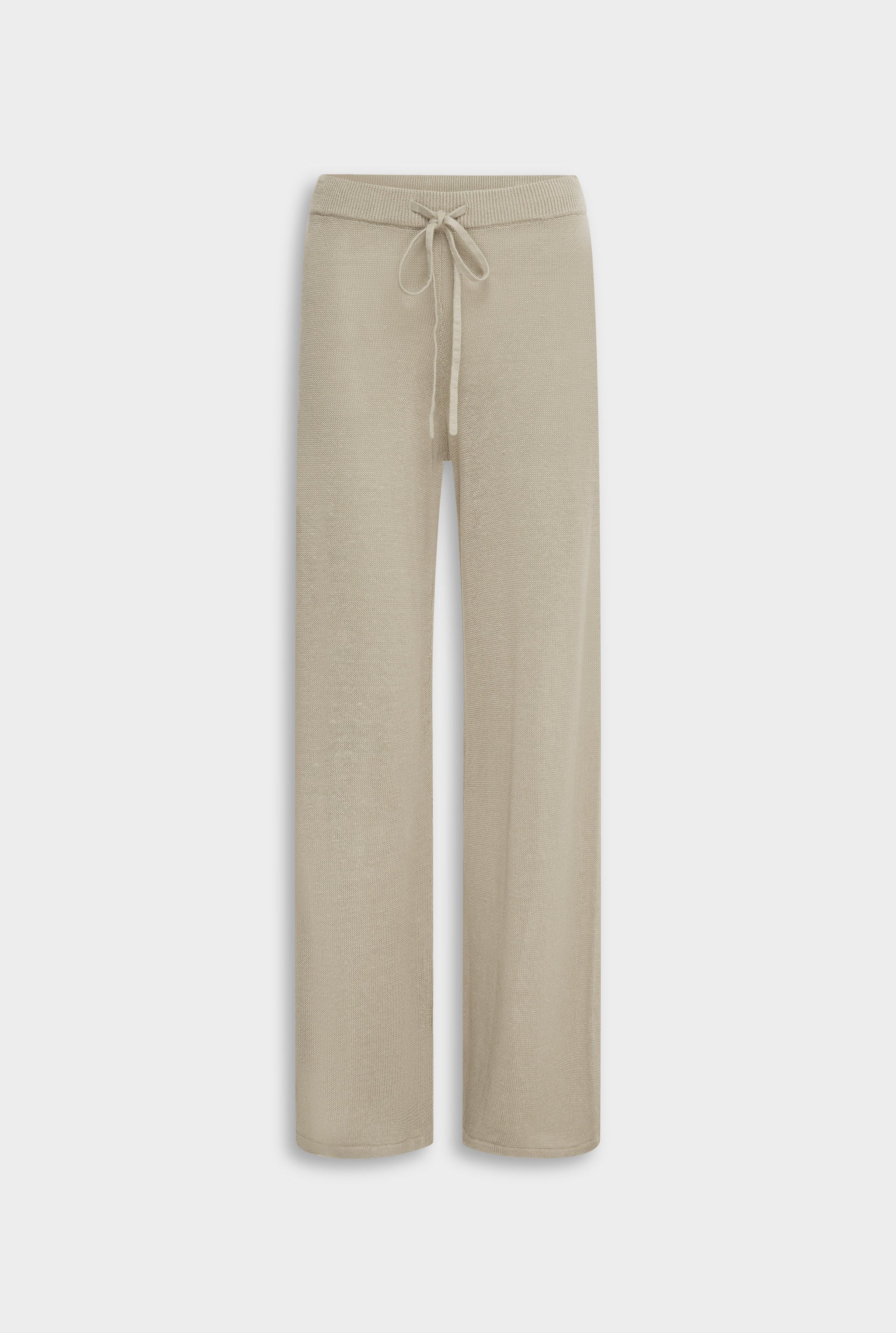Venroy Linen Knit Pant - Taupe