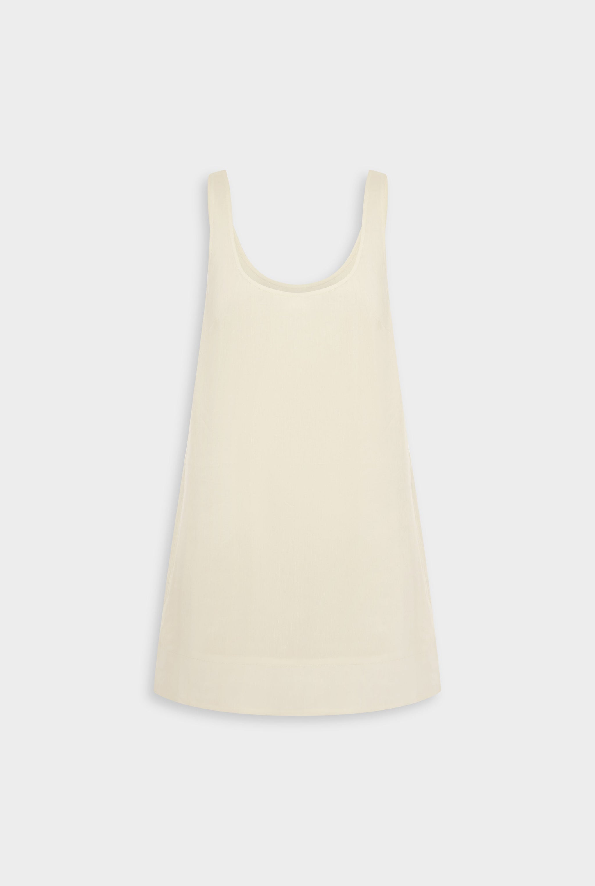Venroy Tencel Silk Knit Tank Dress - Sand