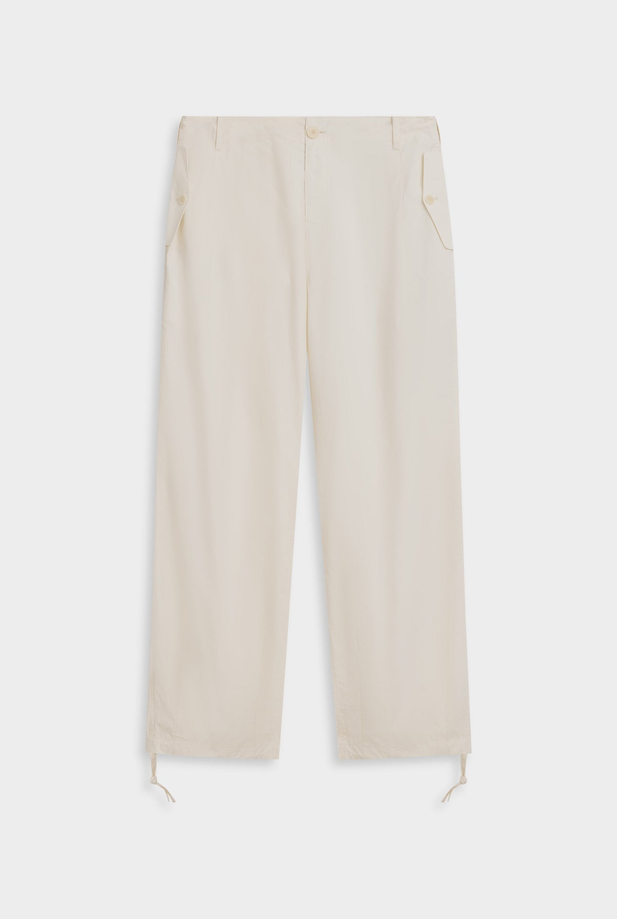 Cotton Poplin Parachute Pant - Cream [[AU_MEDIA:gid://shopify/MediaImage/27957755641943]]