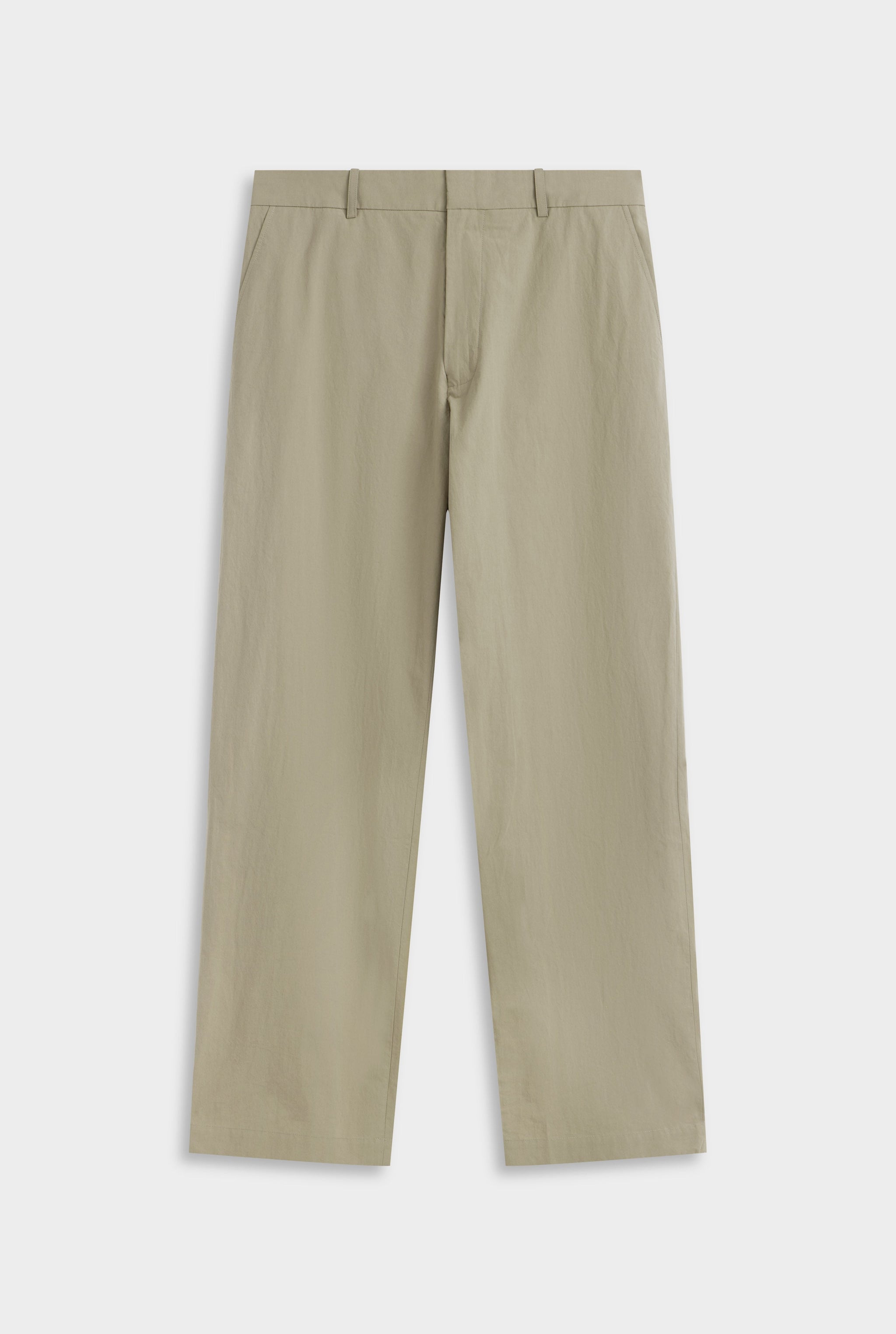 Lightweight Cotton Trouser - Light Sage
