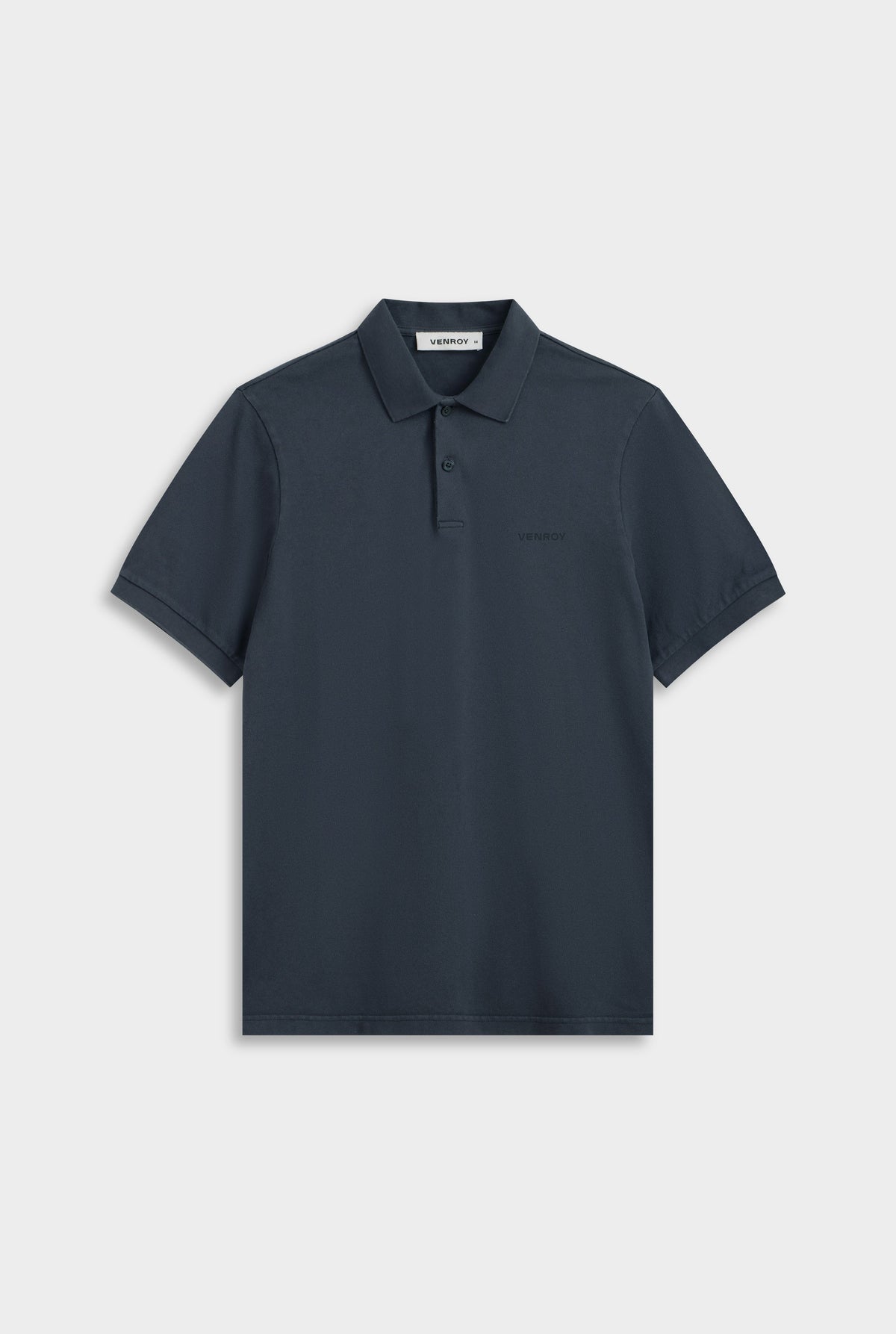 Pigment Dyed Pique Polo - Navy