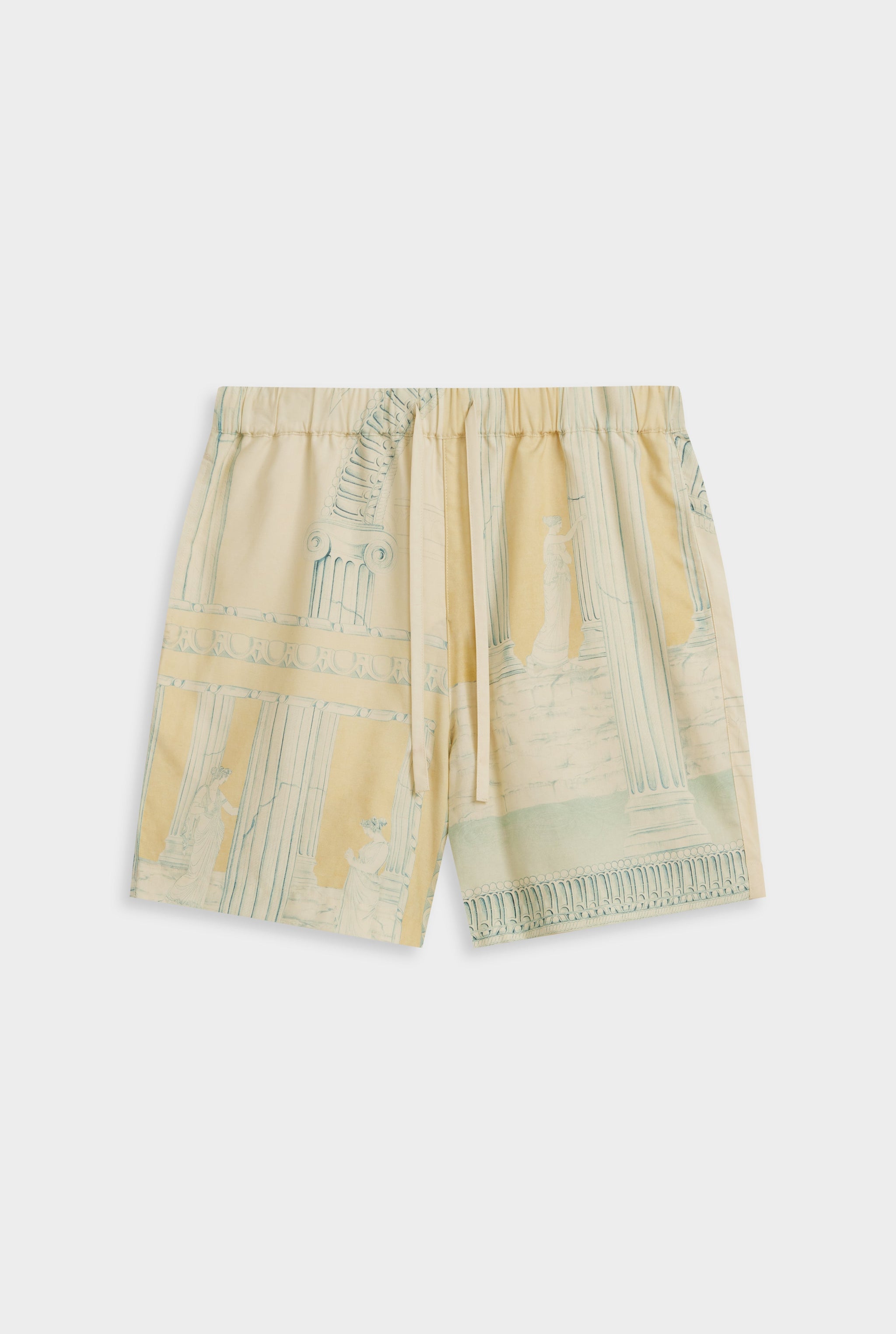 Relaxed Tencel Short - Ancient Greek Orange Sunset
