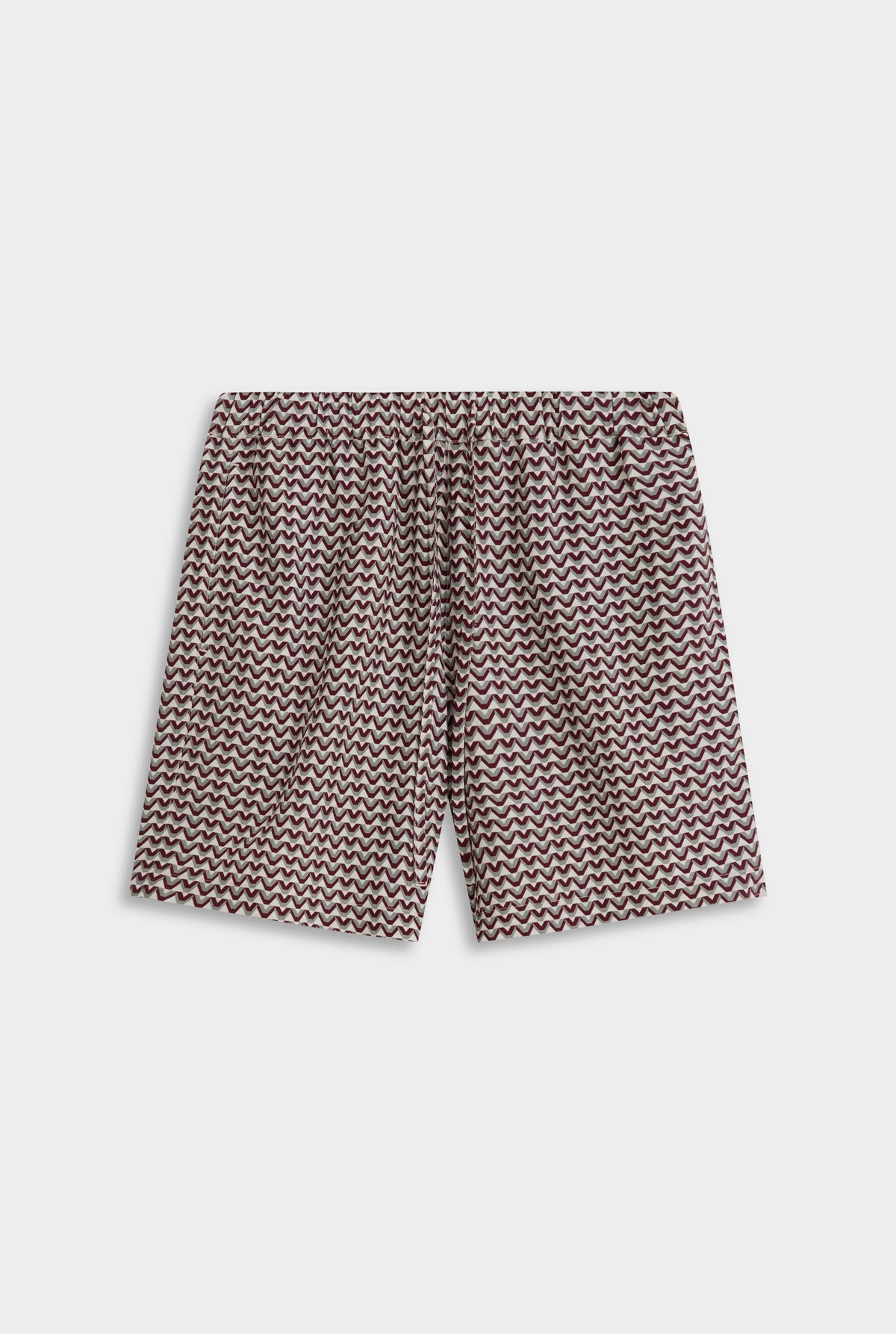 Relaxed Tencel Short - Red/Washed Grey/Cream V Monogram [[AU_MEDIA:gid://shopify/MediaImage/27957736767575]]