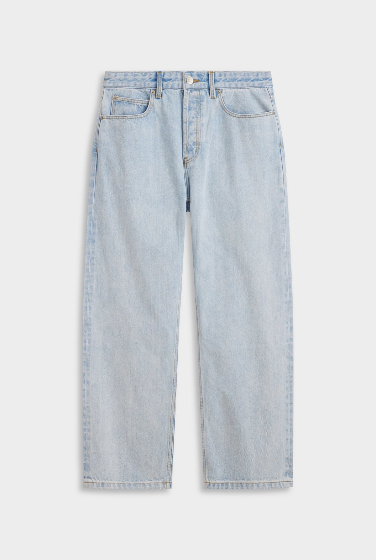 Straight Leg Denim Jean - Light Vintage Blue