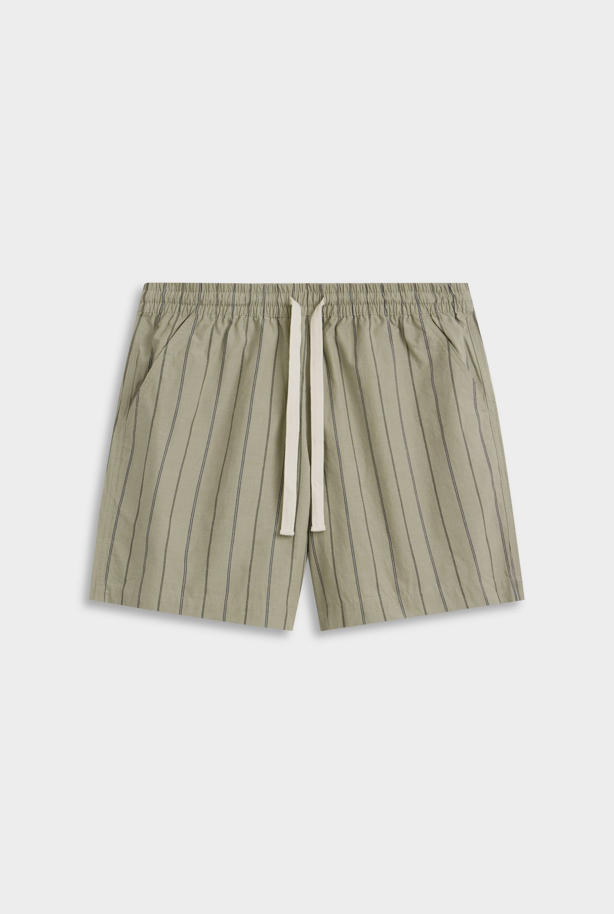 Stripe Lounge Short - Dried Sage/Forest Stripe
